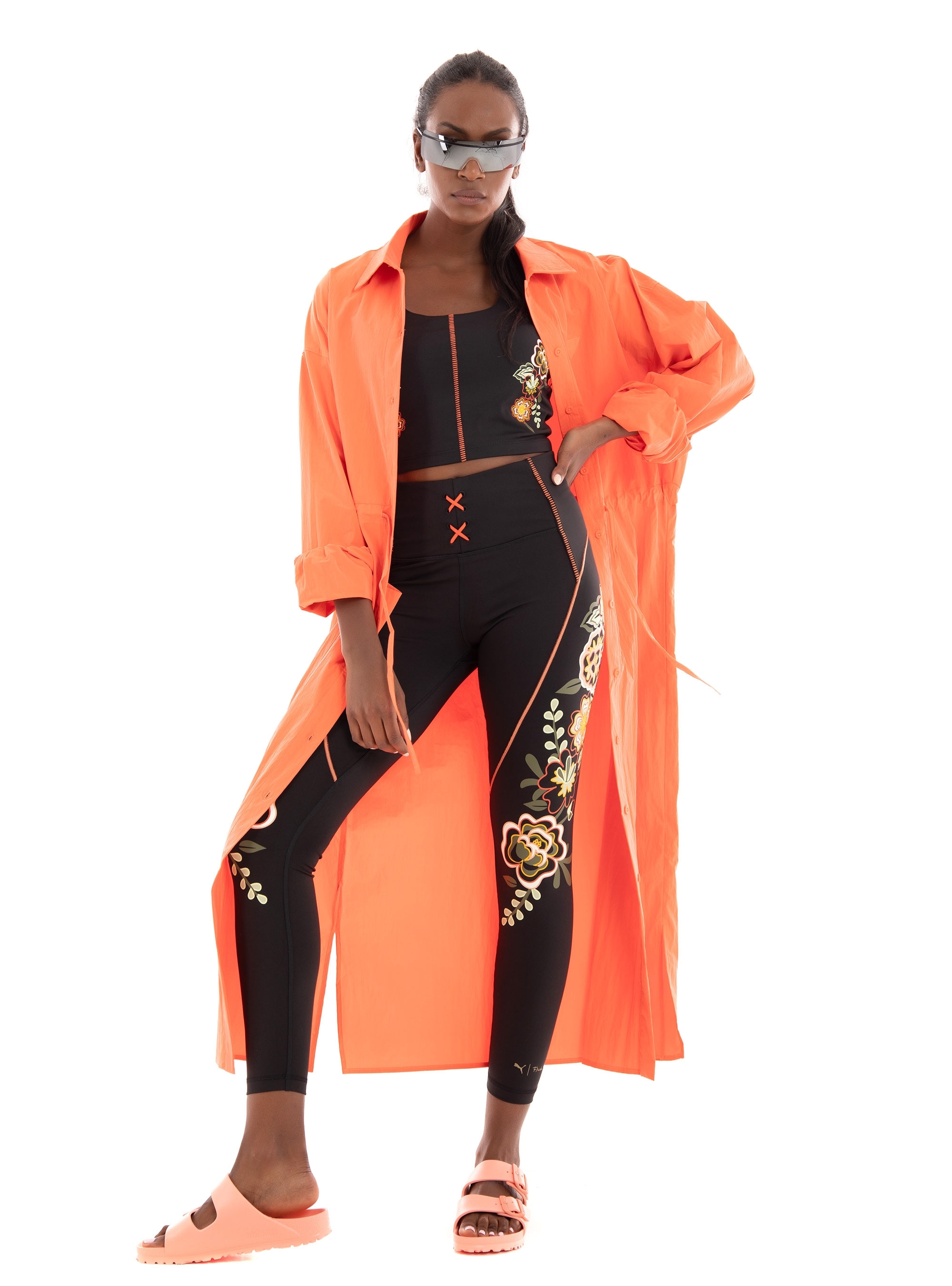 Guess Long Jacket Alanna - Orange