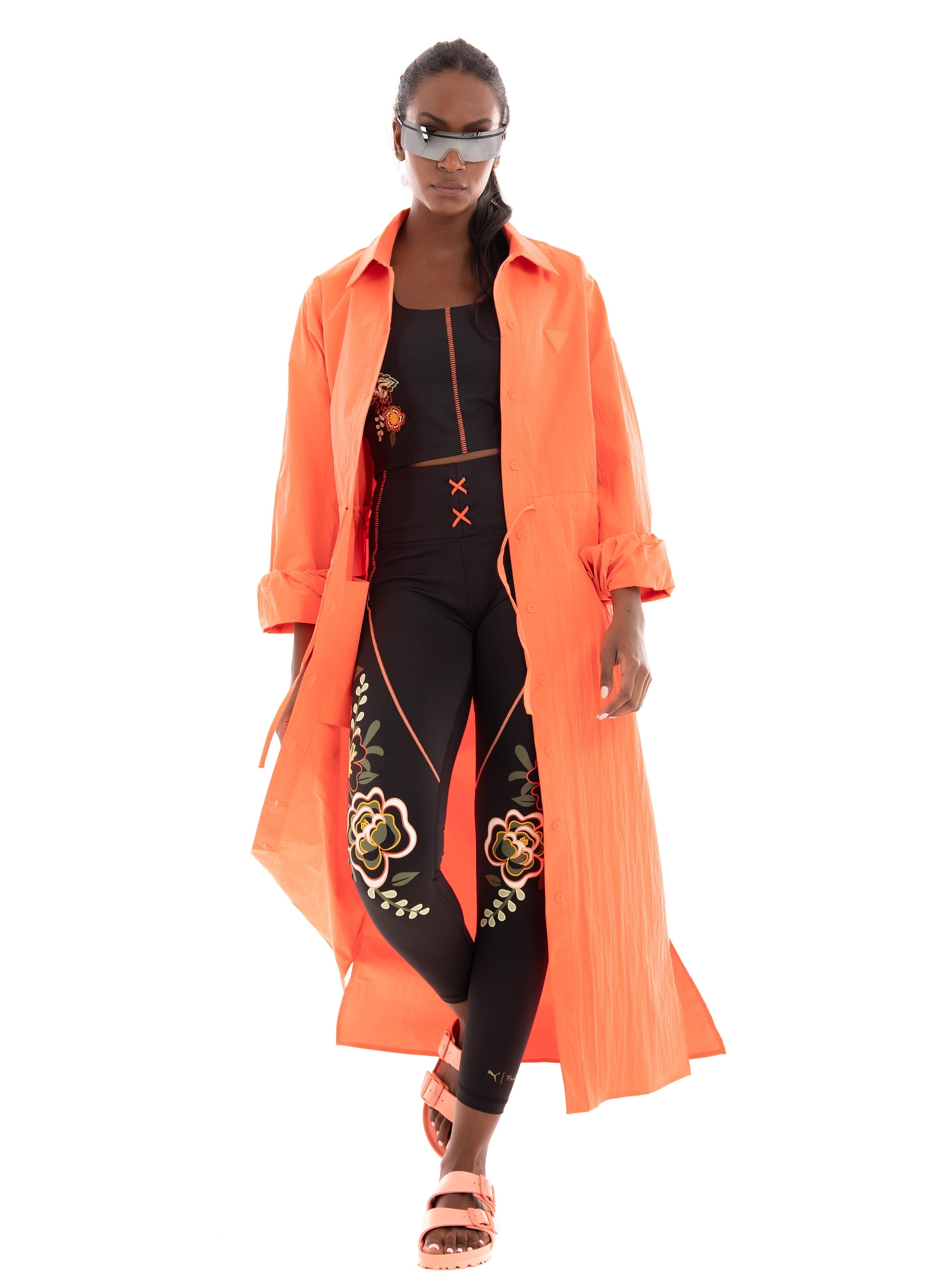 Guess Long Jacket Alanna - Orange