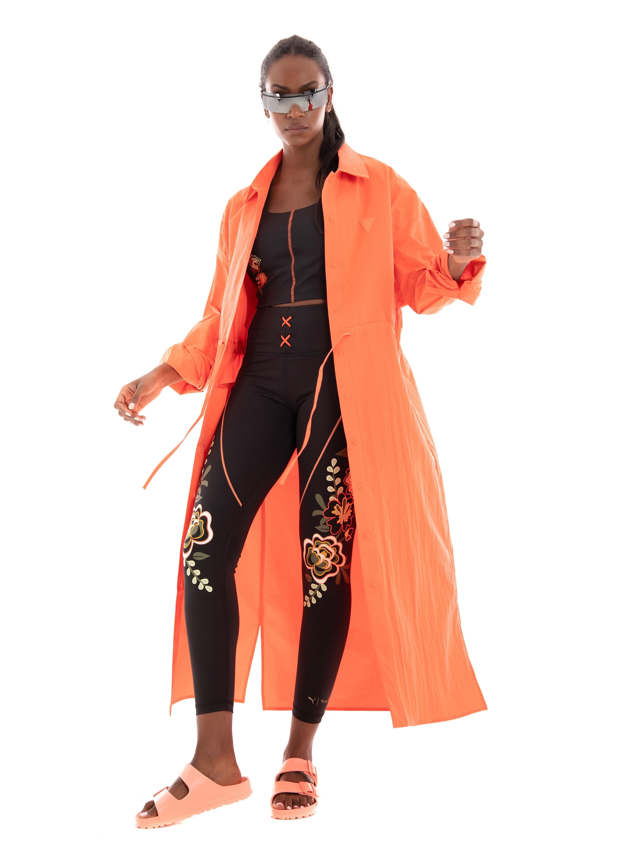 Guess Long Jacket Alanna - Orange