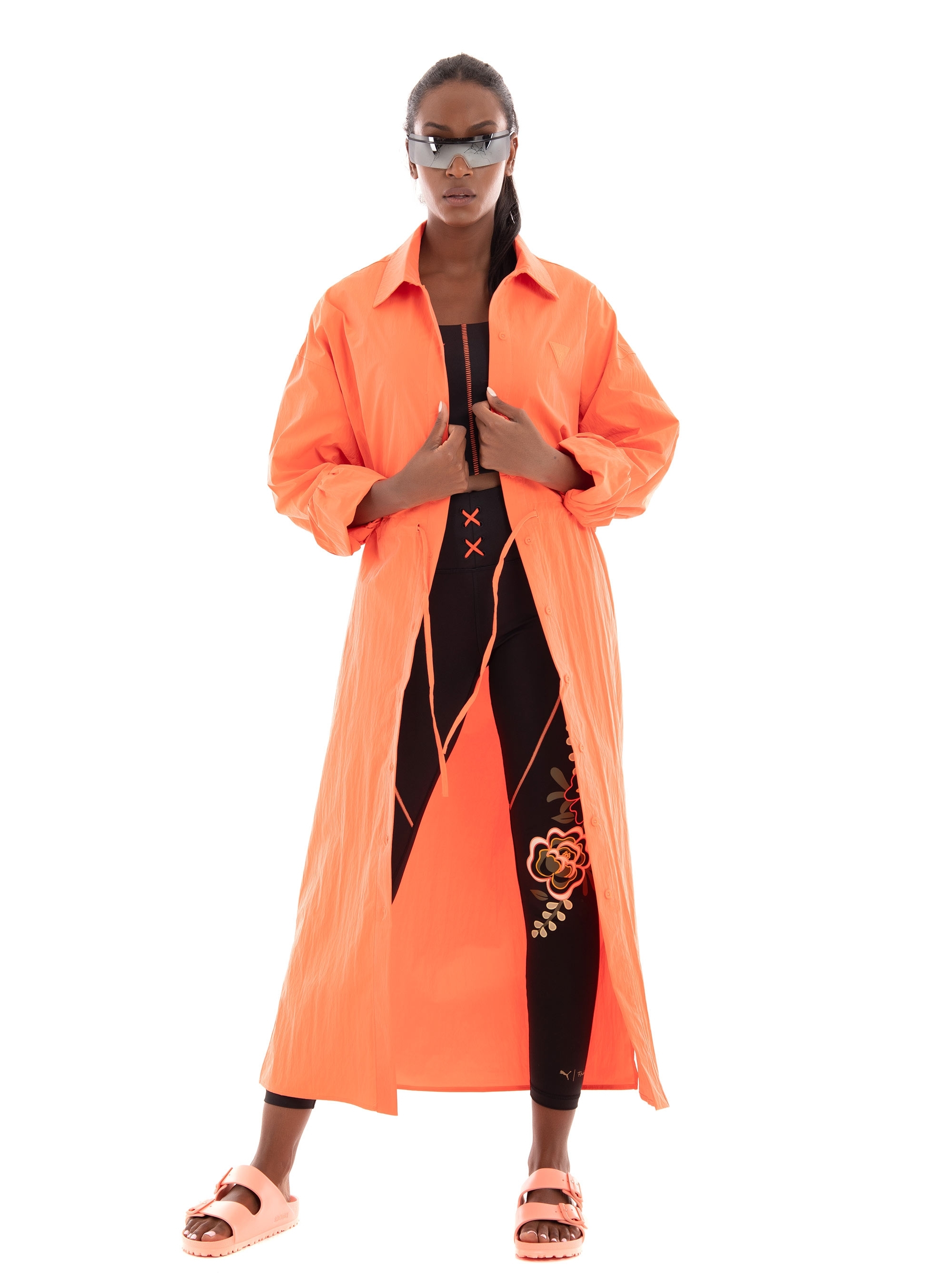 Guess Long Jacket Alanna - Orange