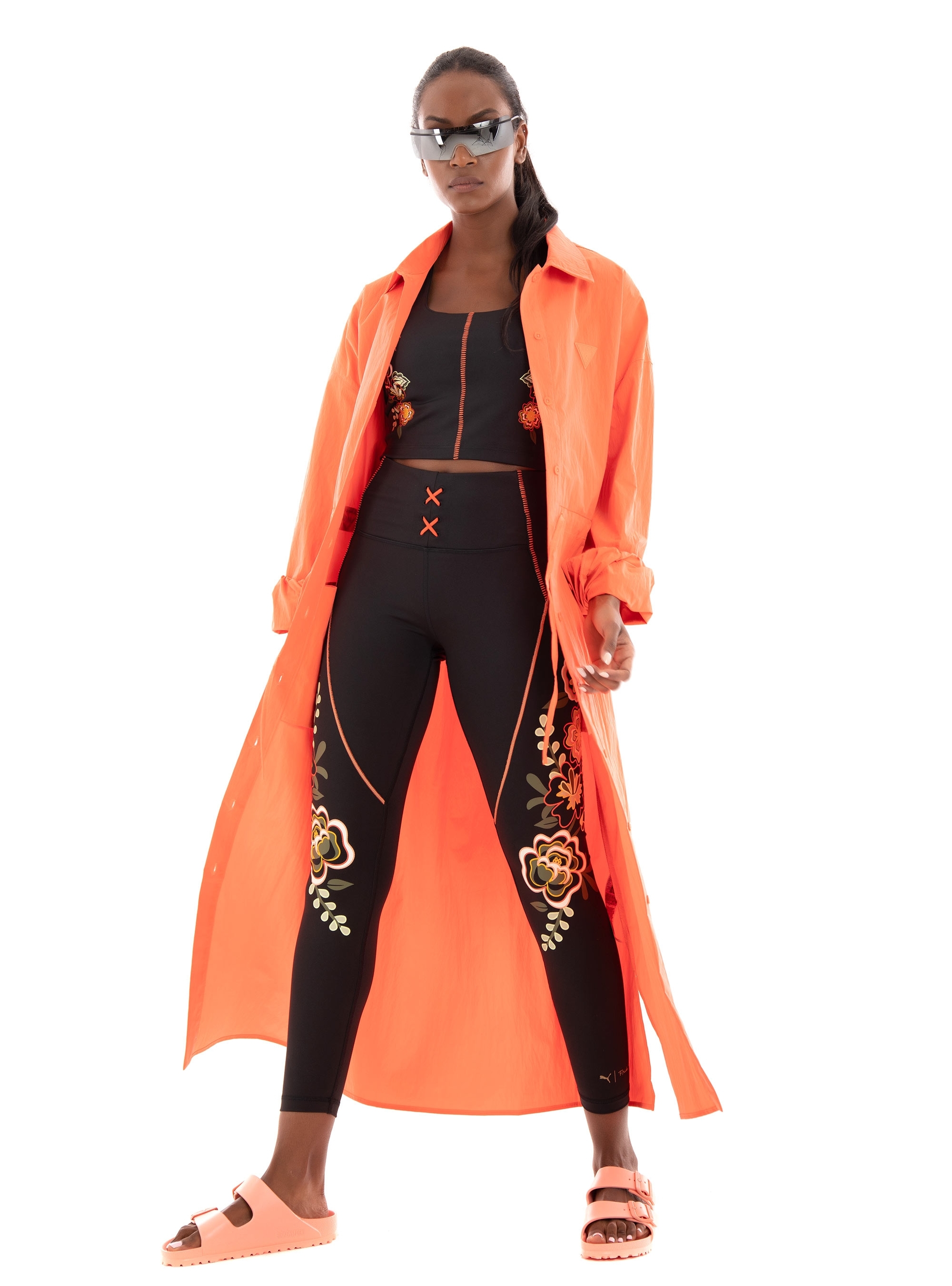 Guess Long Jacket Alanna - Orange