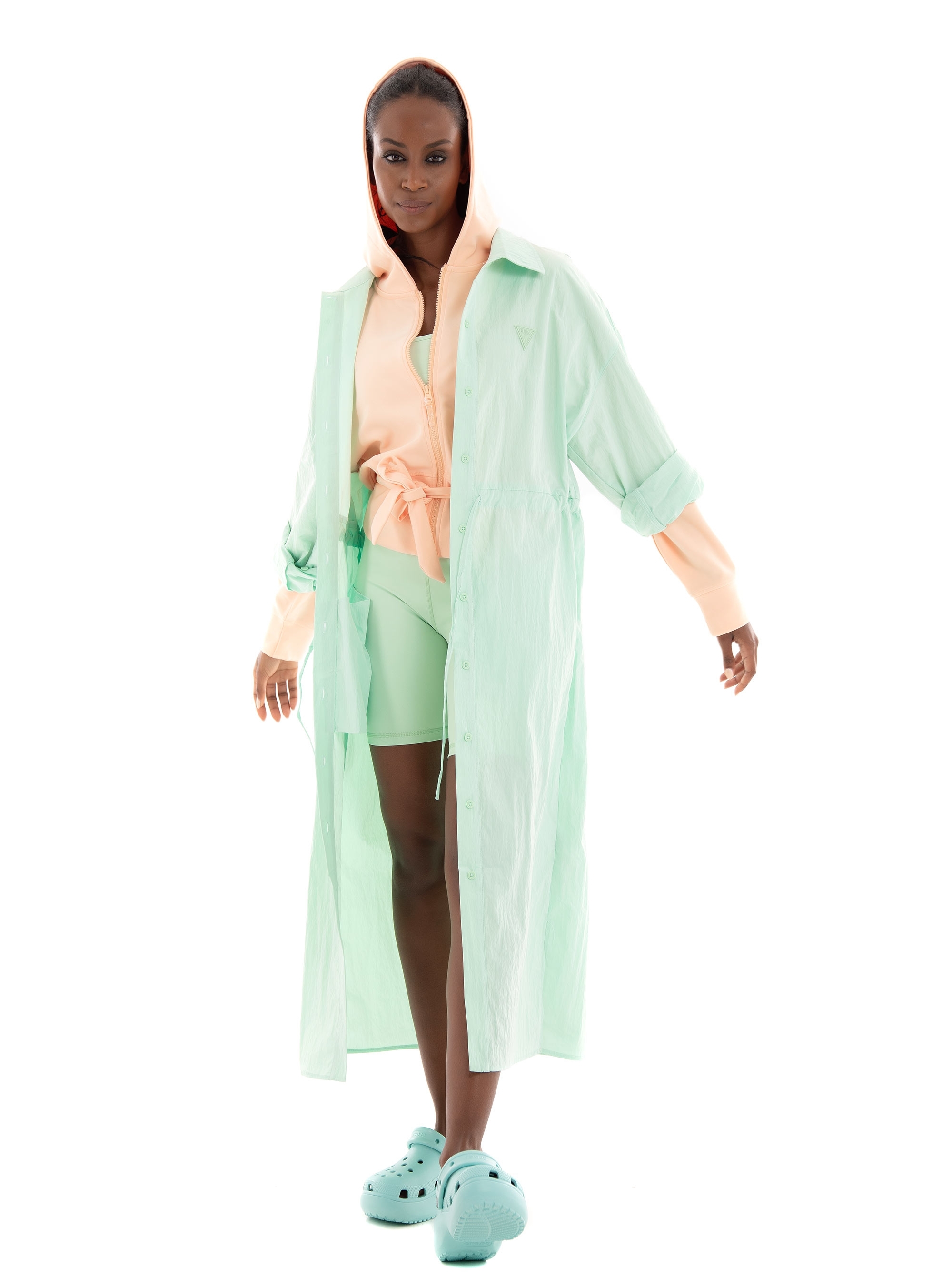 Guess Long Jacket Alanna - Green