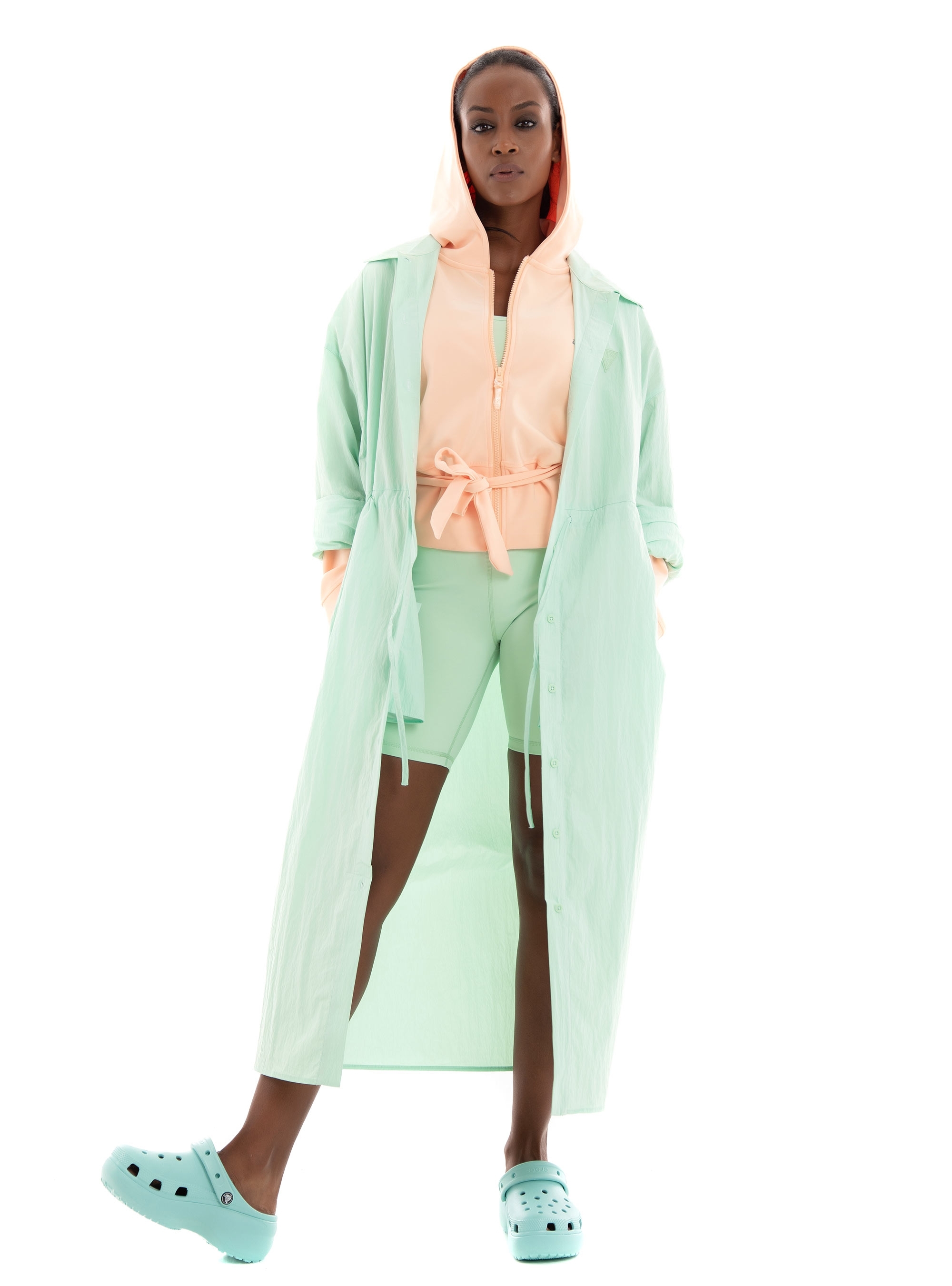 Guess Long Jacket Alanna - Green