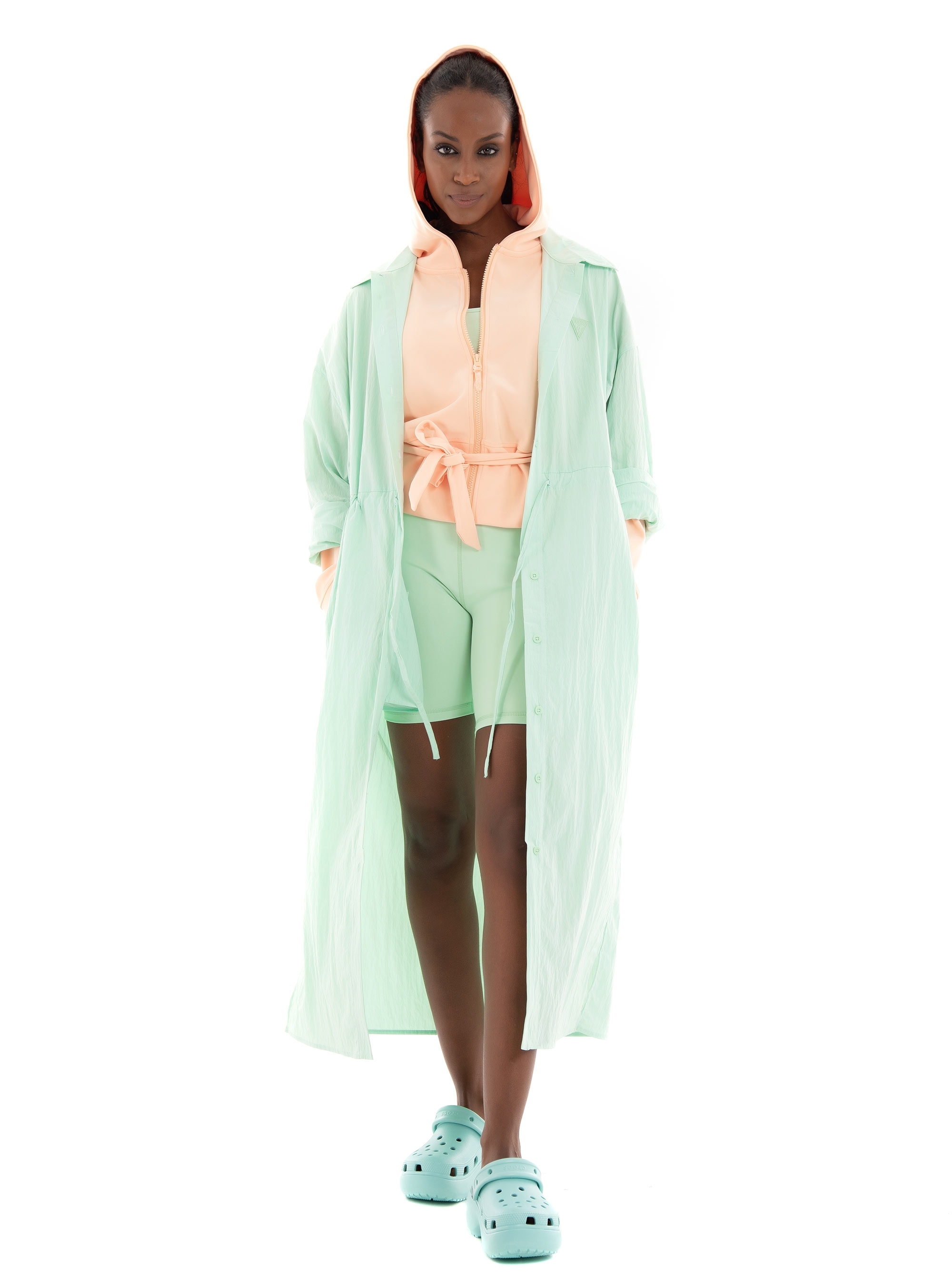 Guess Long Jacket Alanna - Green