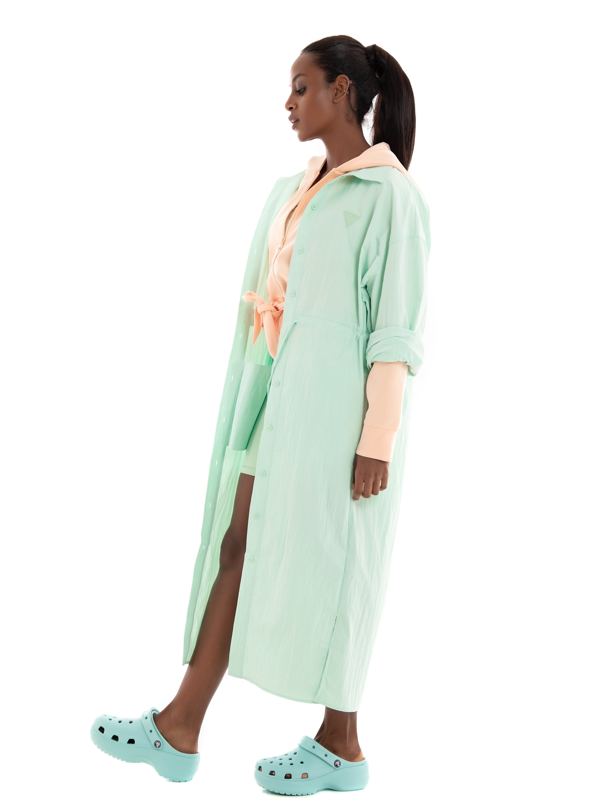 Guess Long Jacket Alanna - Green