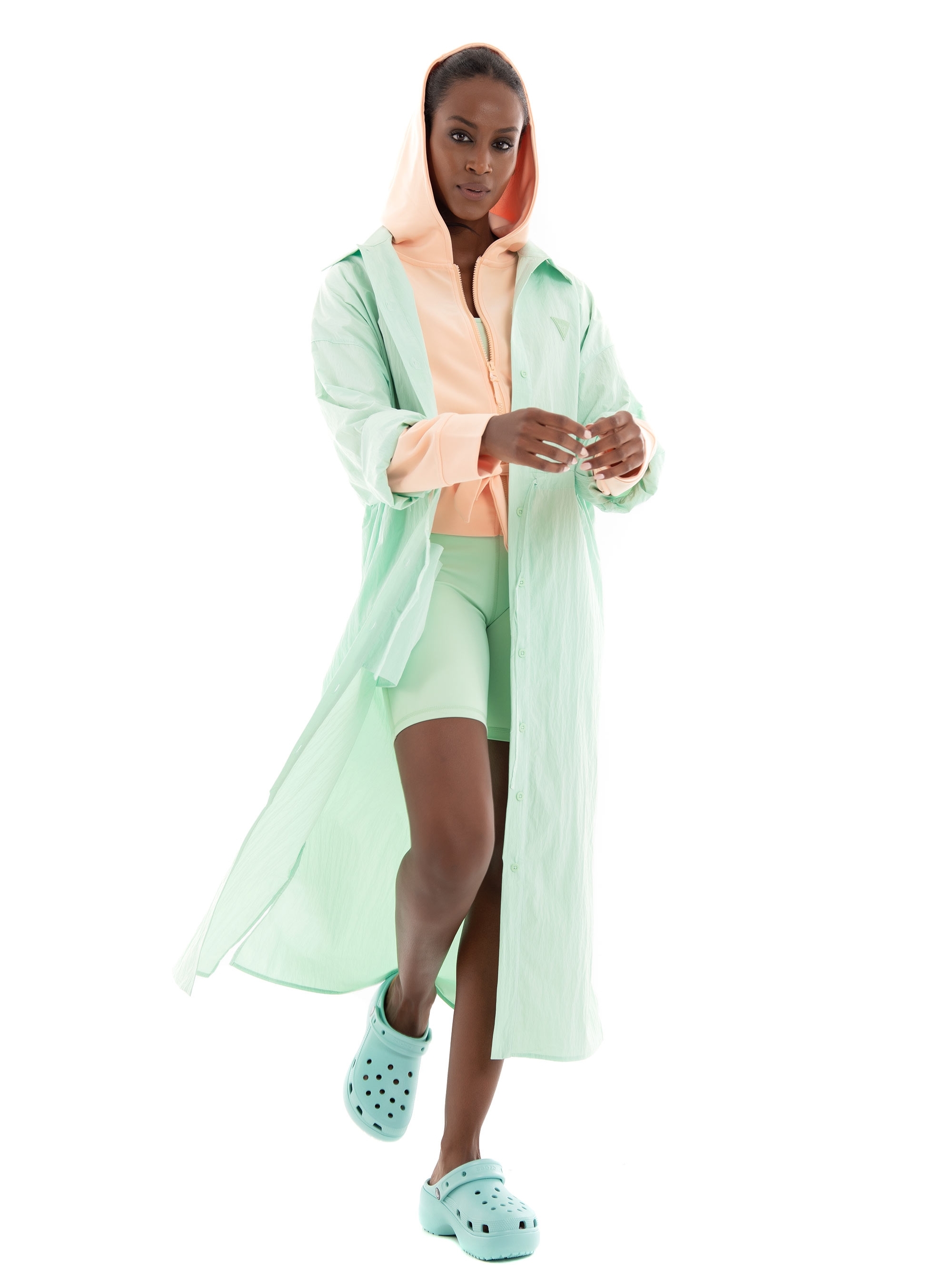 Guess Long Jacket Alanna - Green