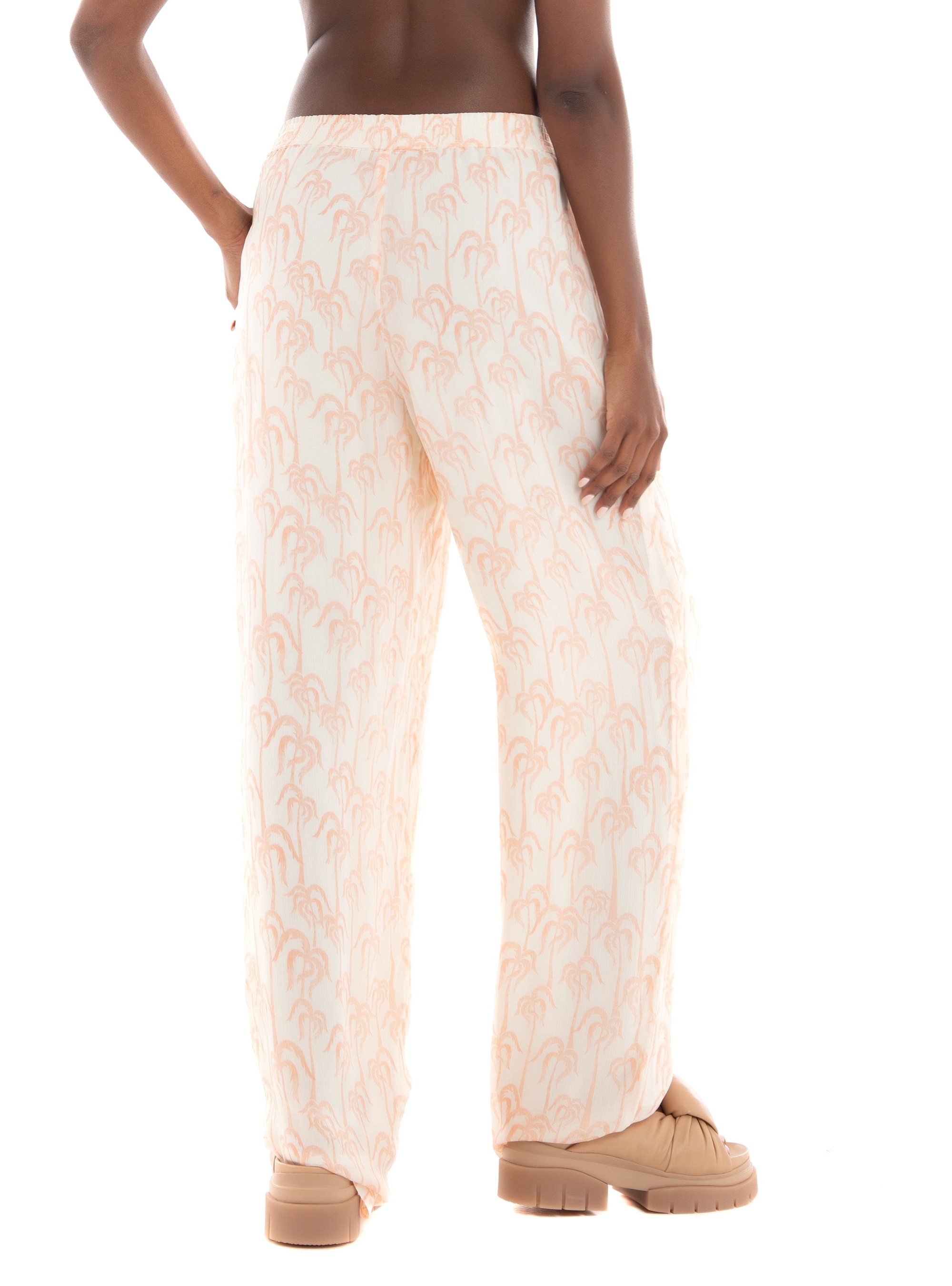 Scotch& Soda High Rise Chiffon Pants - Light Salmon