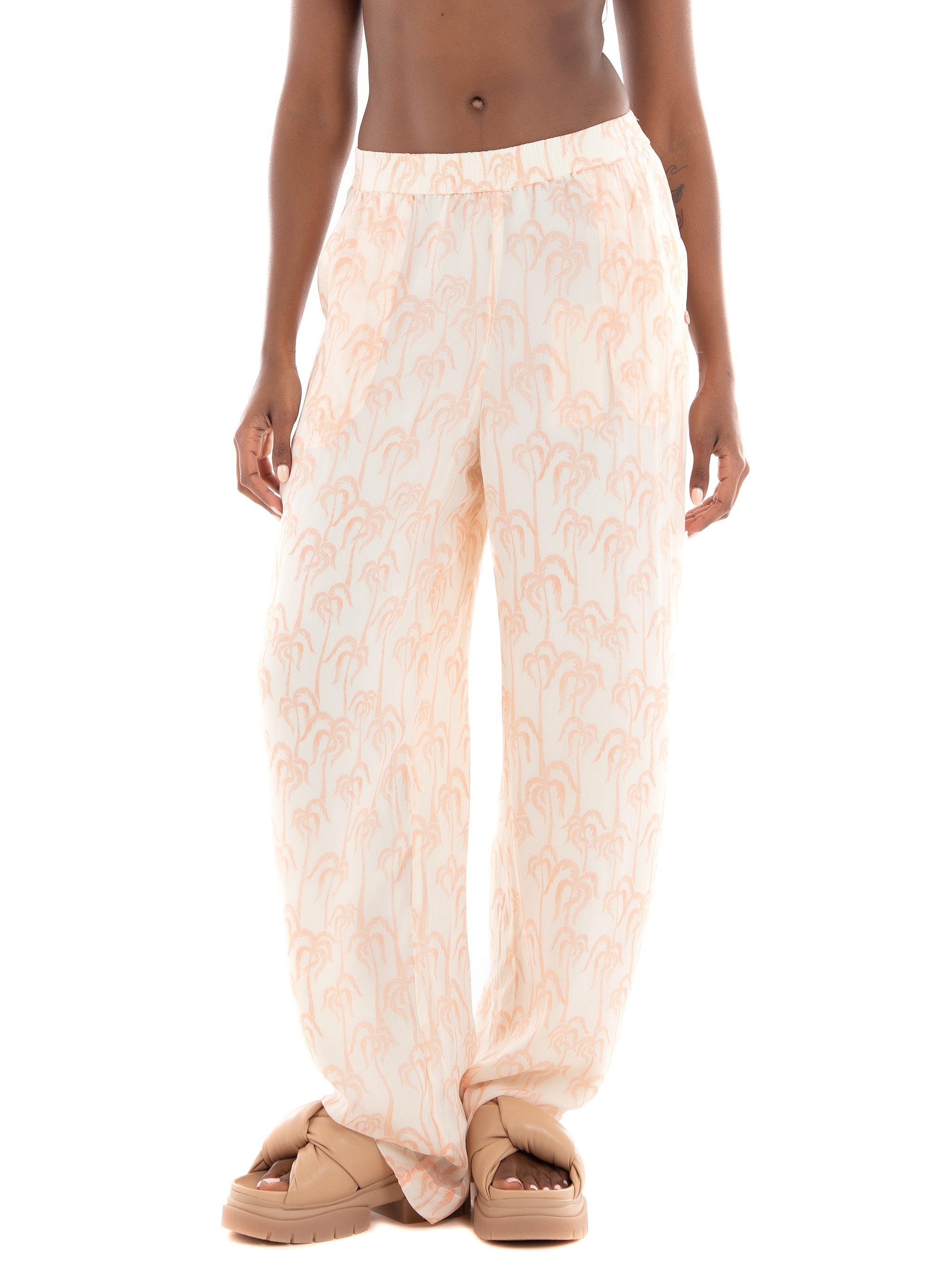 Scotch& Soda High Rise Chiffon Pants - Light Salmon