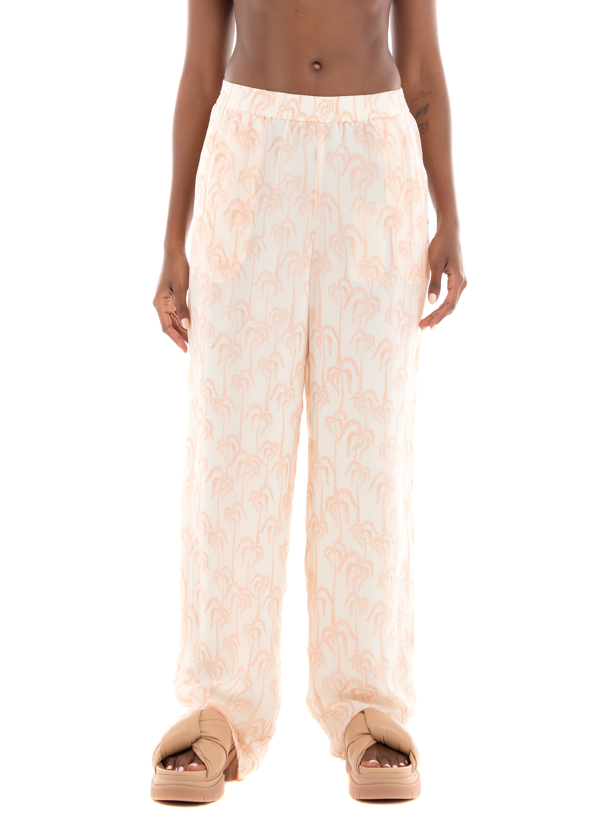 Scotch& Soda High Rise Chiffon Pants - Light Salmon