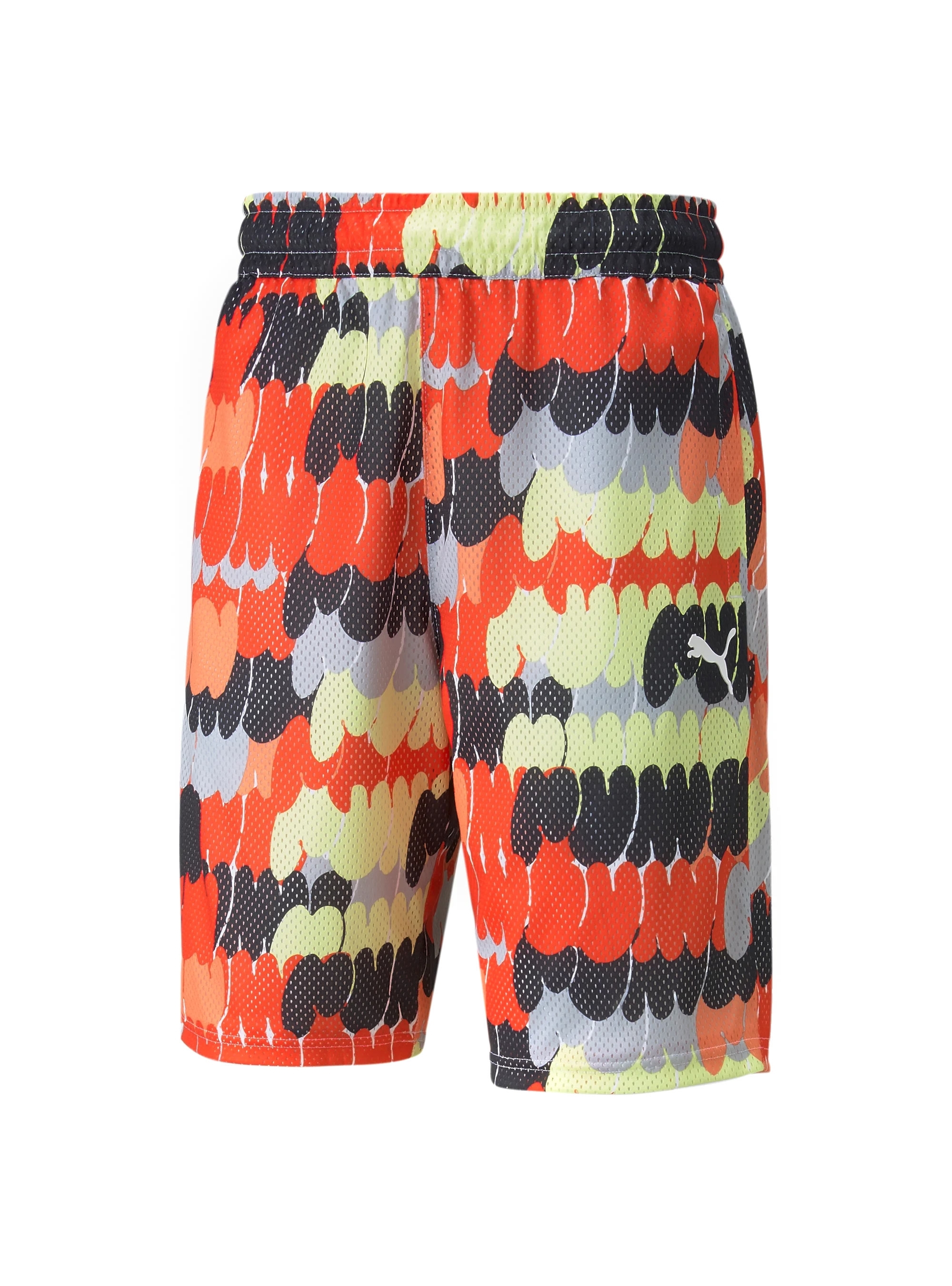 Puma Mesh Printed Practice Basketball Shorts - Multi Colors