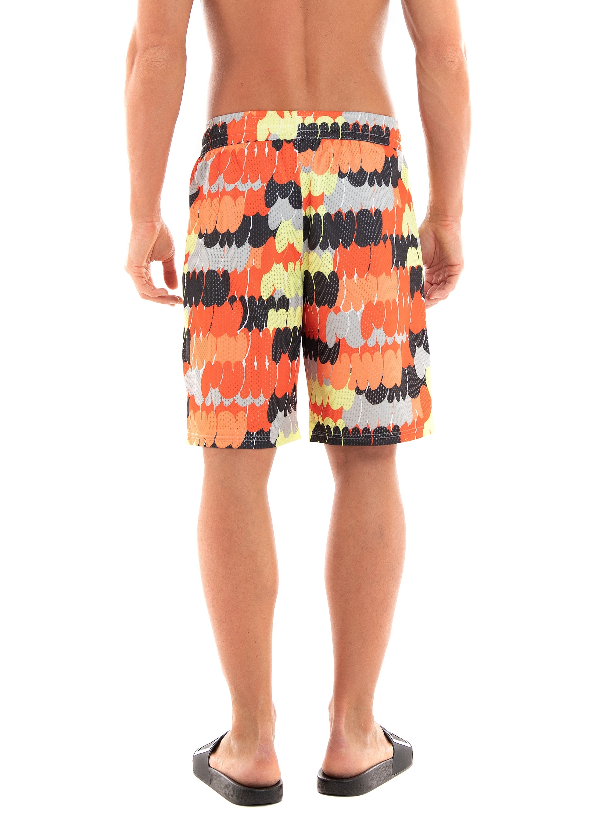 Puma Mesh Printed Practice Basketball Shorts - Multi Colors