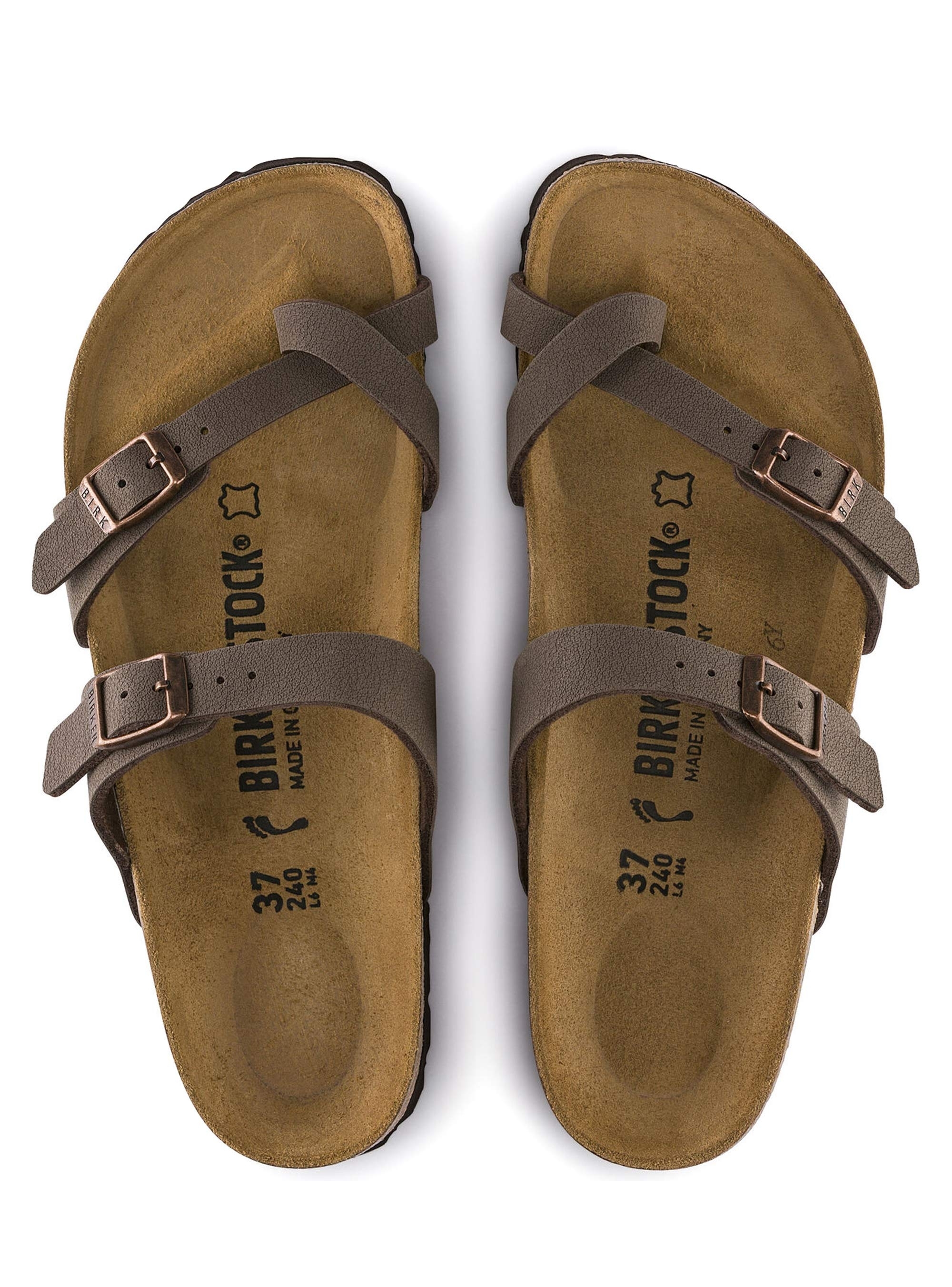 Birkenstock Mayari Birko Flor Regular Fit Sandals - Taupe