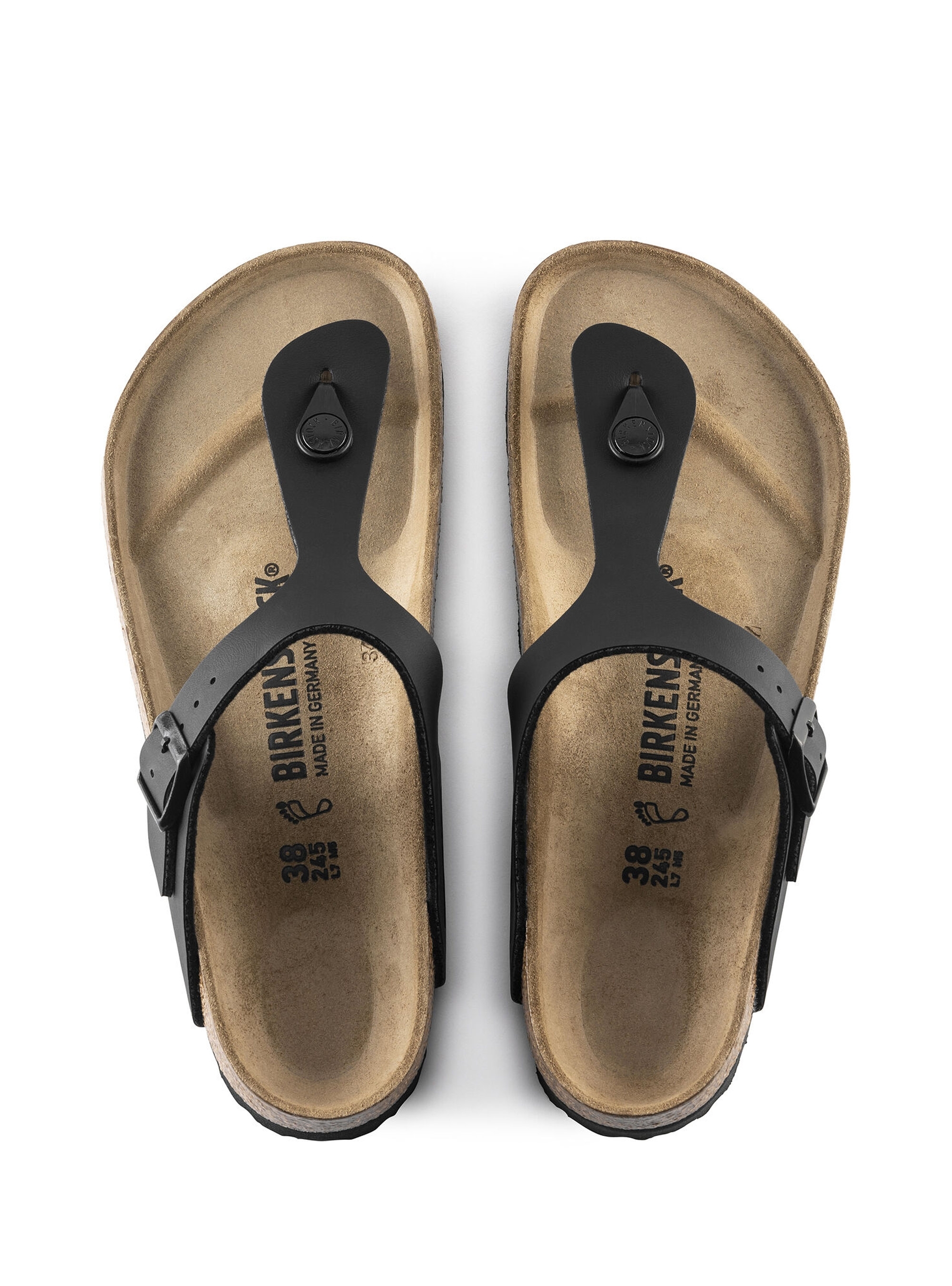 Birkenstock Regular Fit Sandals Gizeh - Black