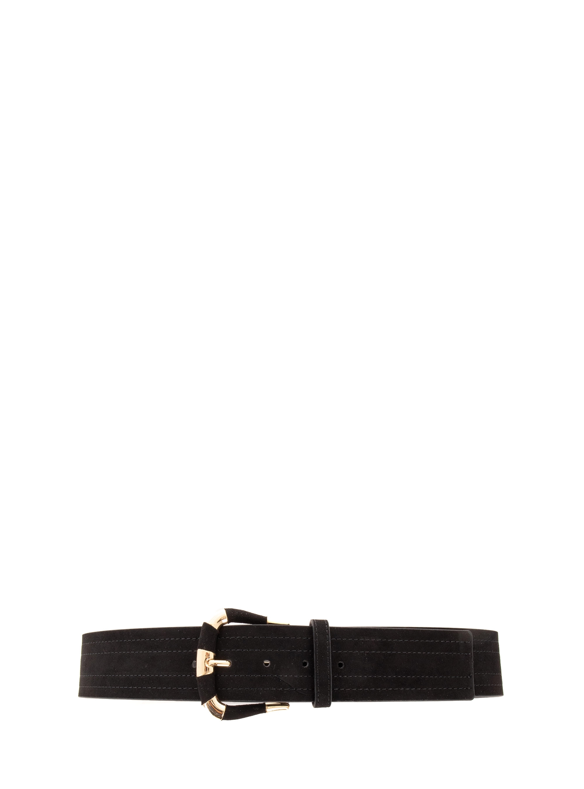 Only Brenda Faux Suede Waist Belt - Black