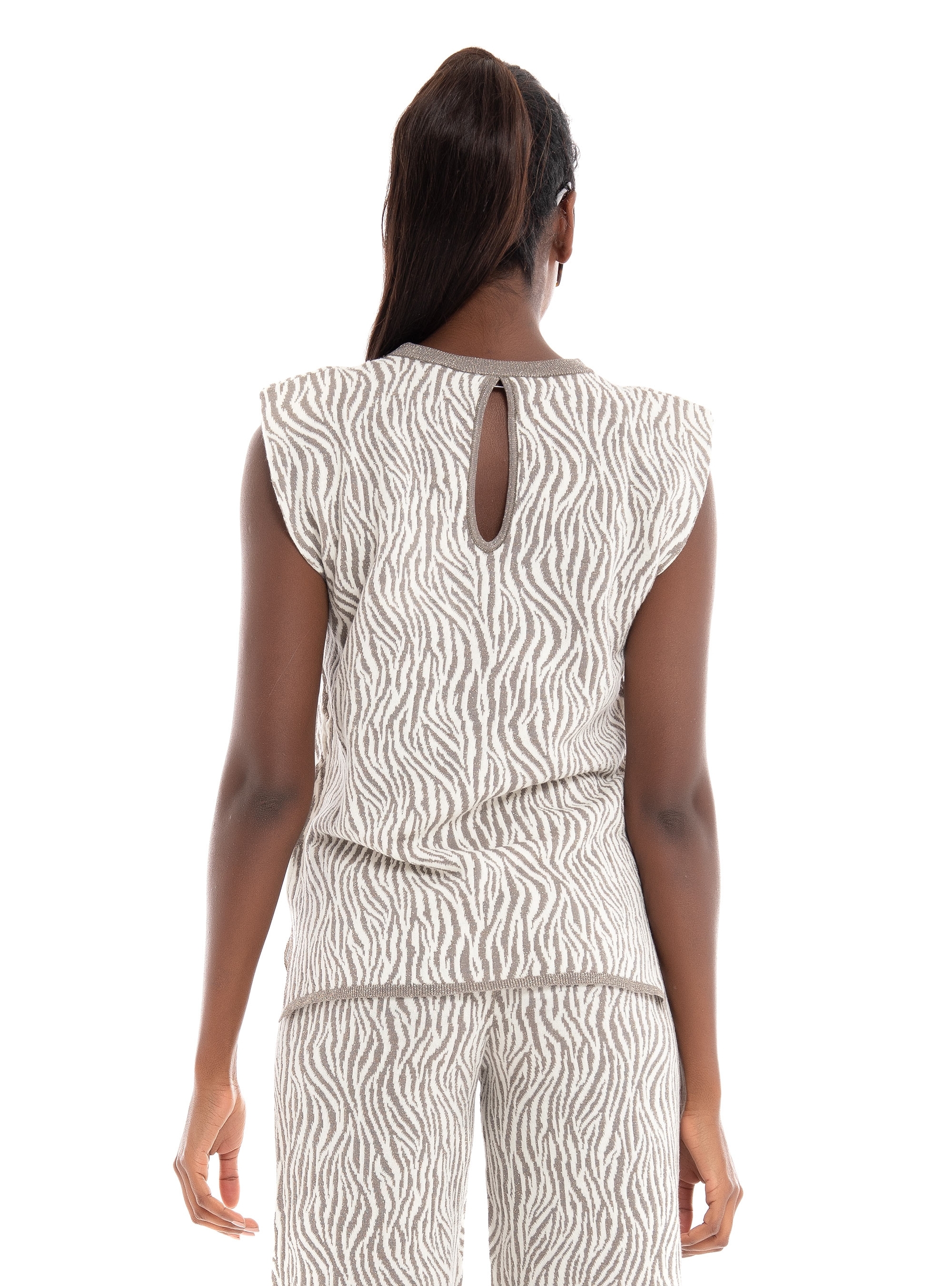 Guess Juliette Top - Zebra Print