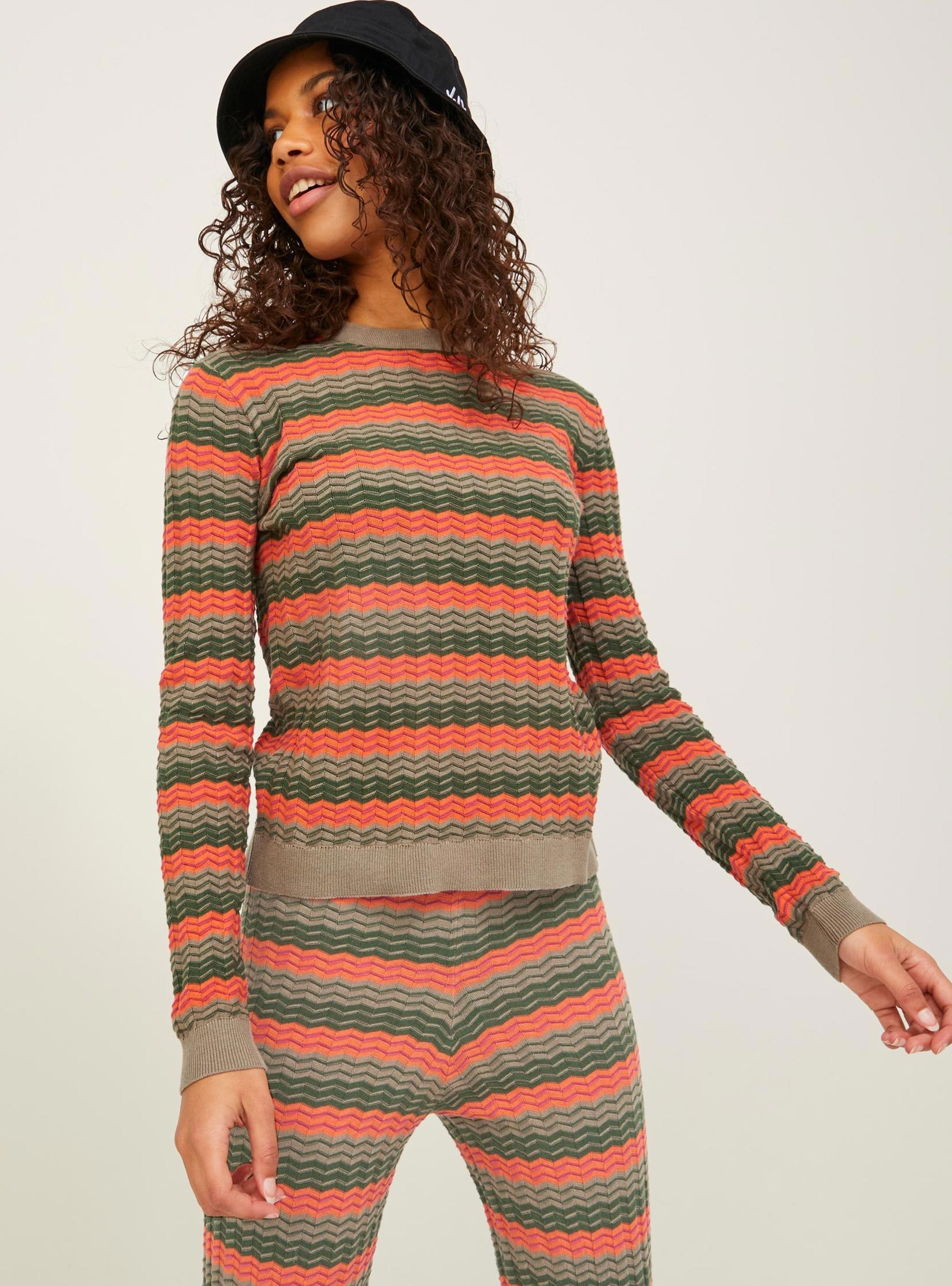 JJXX Marta Crew Neck Knit - Multi Colors
