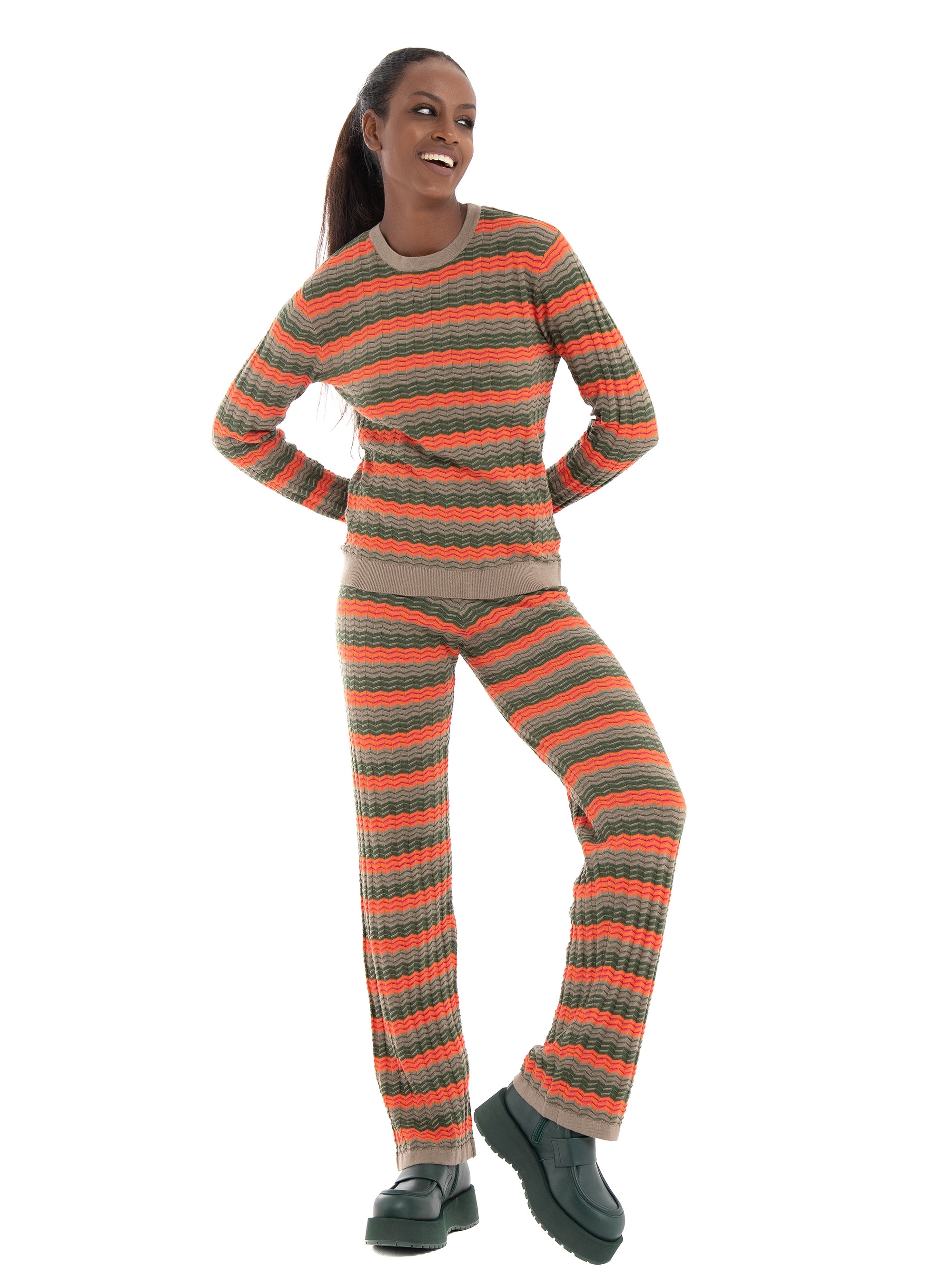 JJXX Marta Crew Neck Knit - Multi Colors