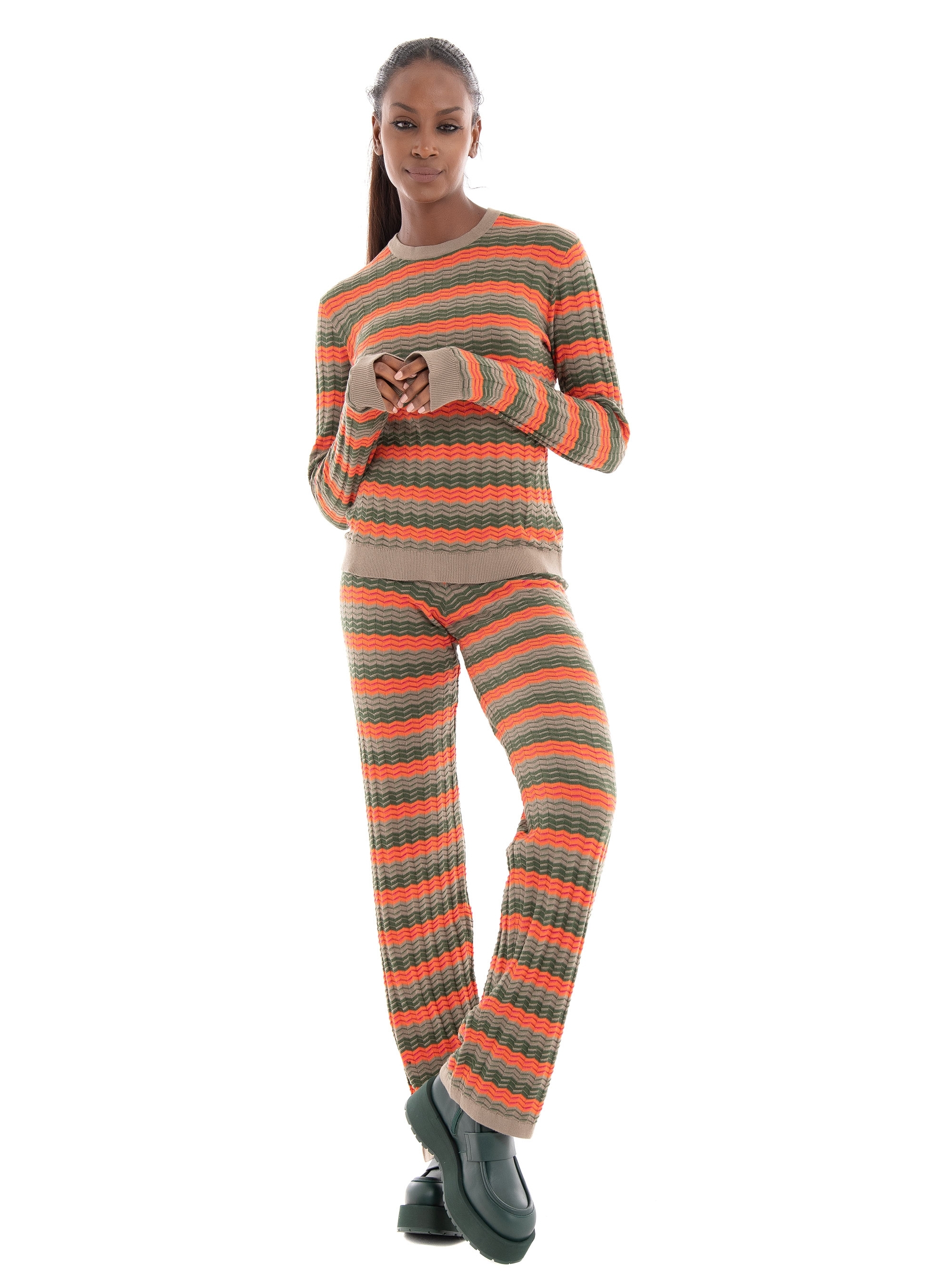 JJXX Marta Crew Neck Knit - Multi Colors