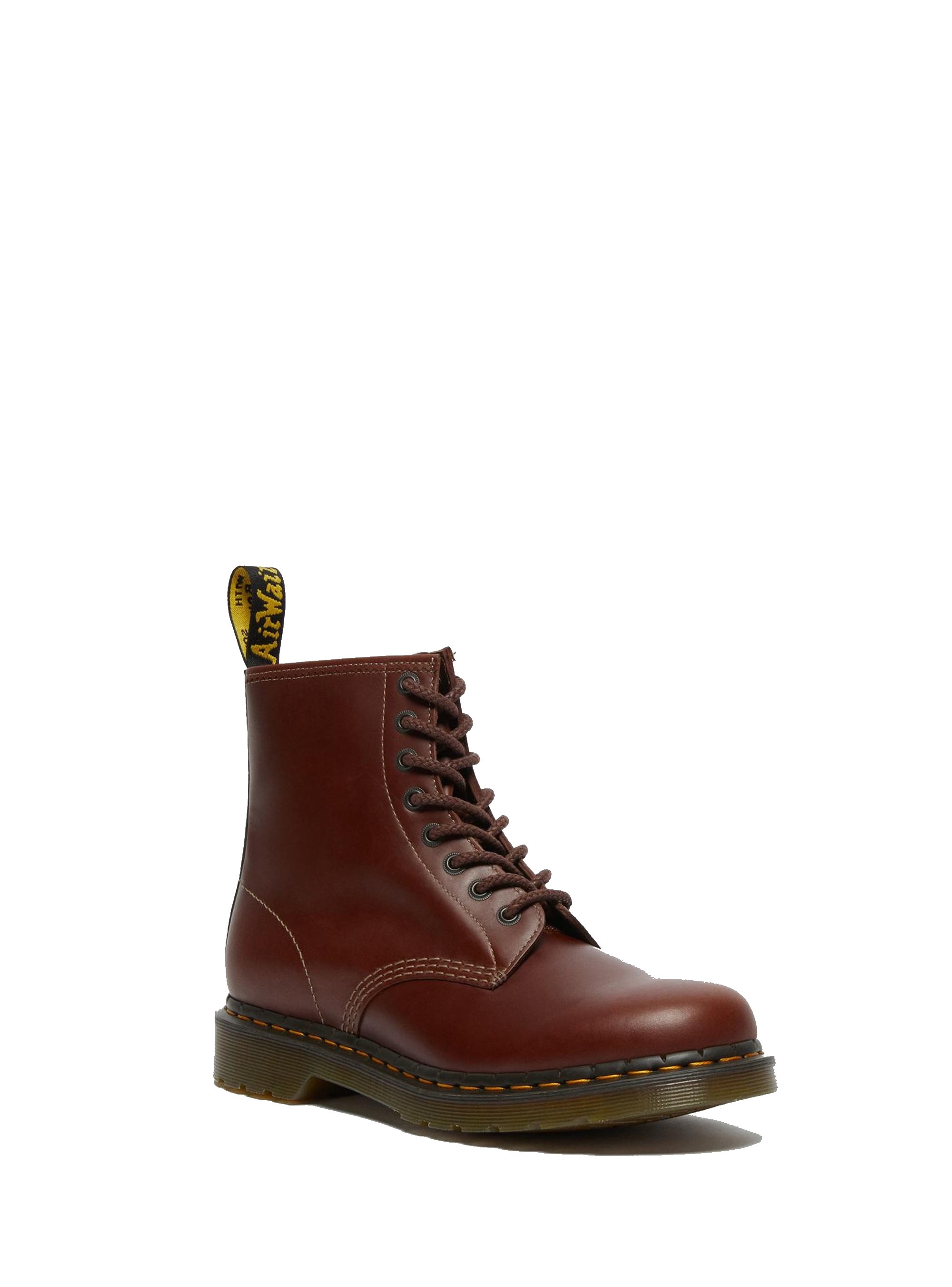 Dr Martens 1460 Abruzzo Leather Ankle Boots - Brown