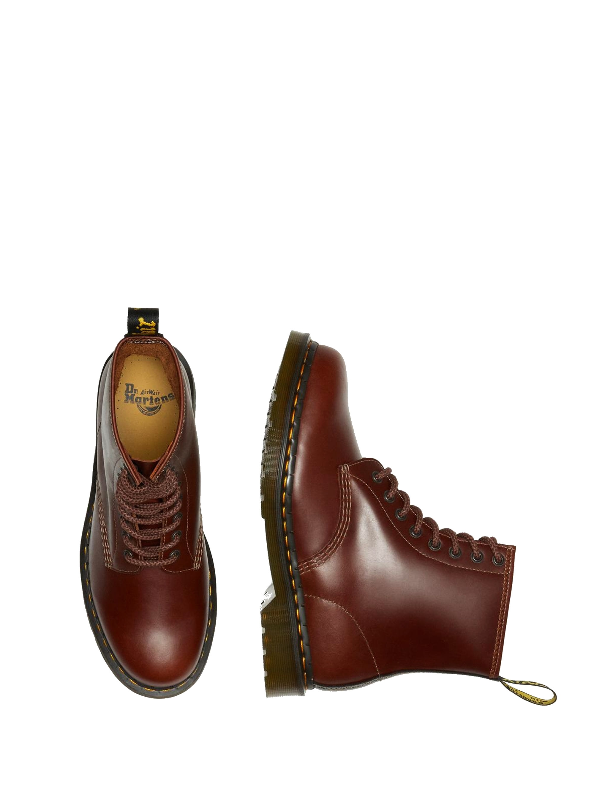 Dr Martens 1460 Abruzzo Leather Ankle Boots - Brown