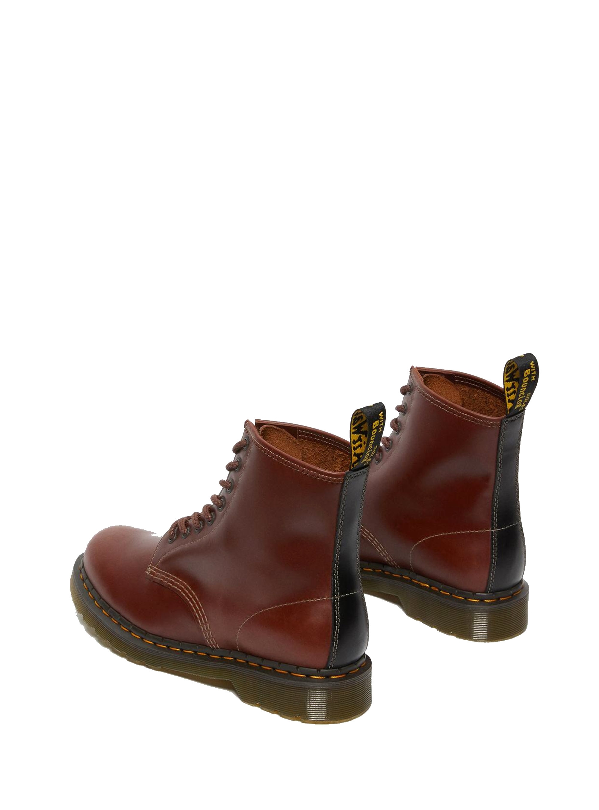 Dr Martens 1460 Abruzzo Leather Ankle Boots - Brown