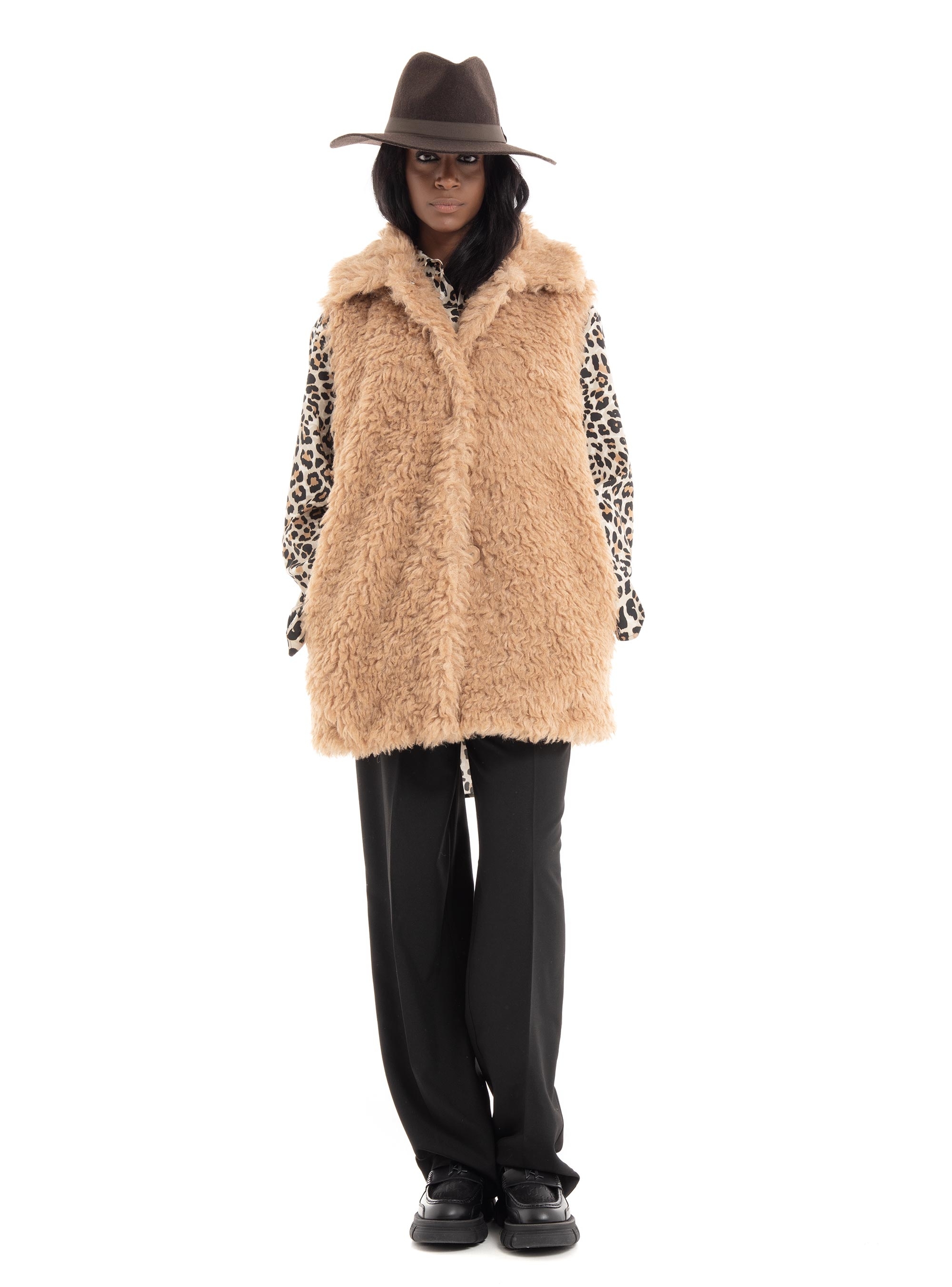 Ugg Tammie Faux Fur Vest - Camel