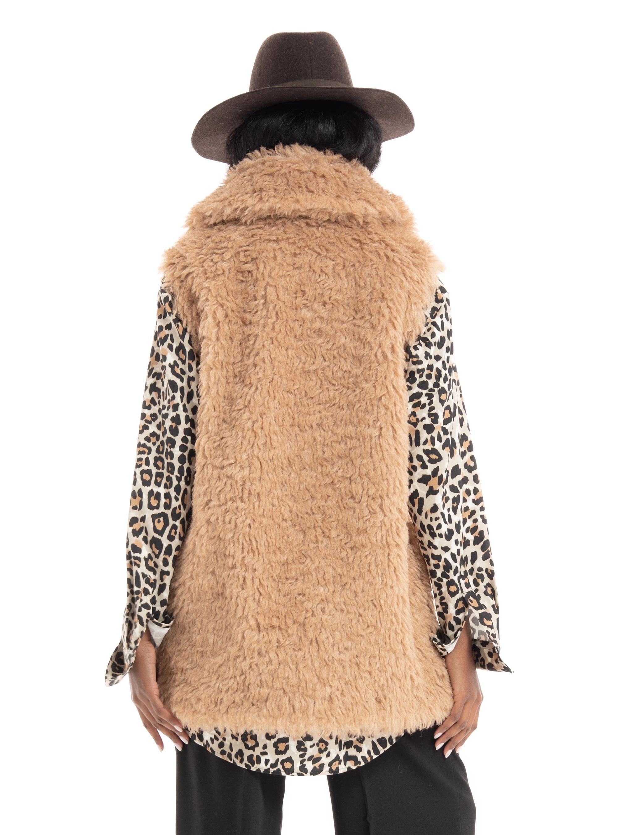Ugg Tammie Faux Fur Vest - Camel