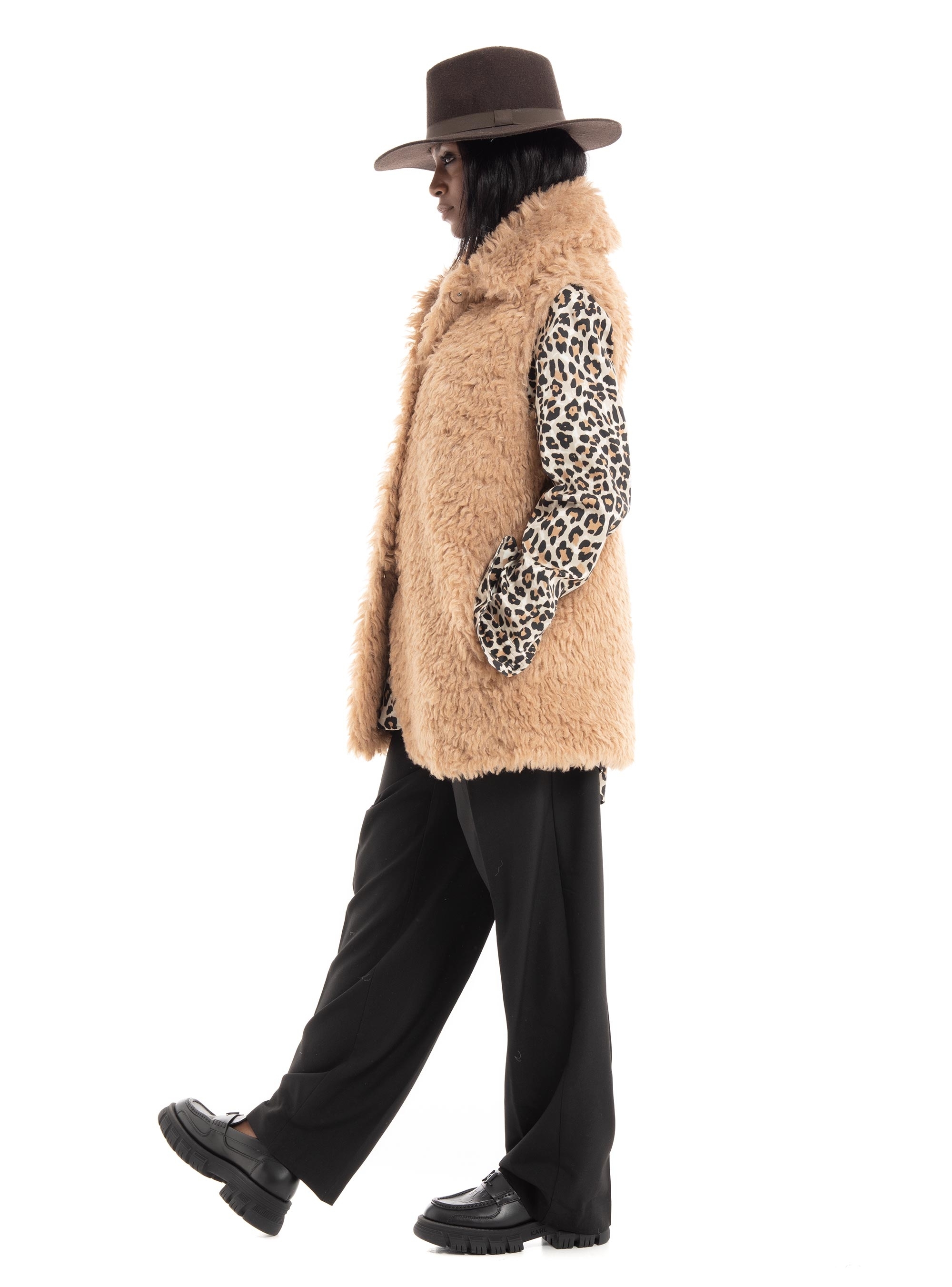 Ugg Tammie Faux Fur Vest - Camel