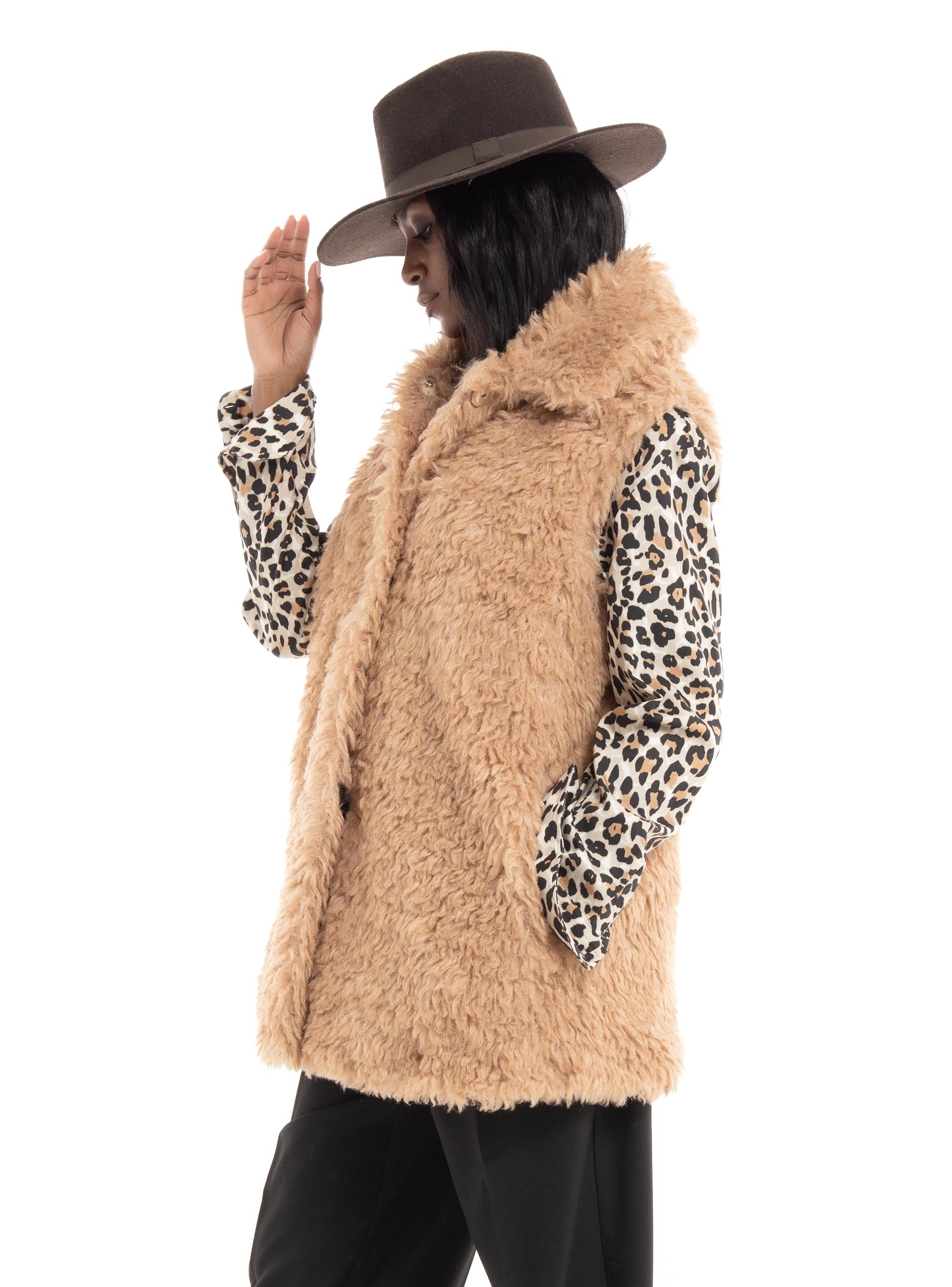 Ugg Tammie Faux Fur Vest - Camel