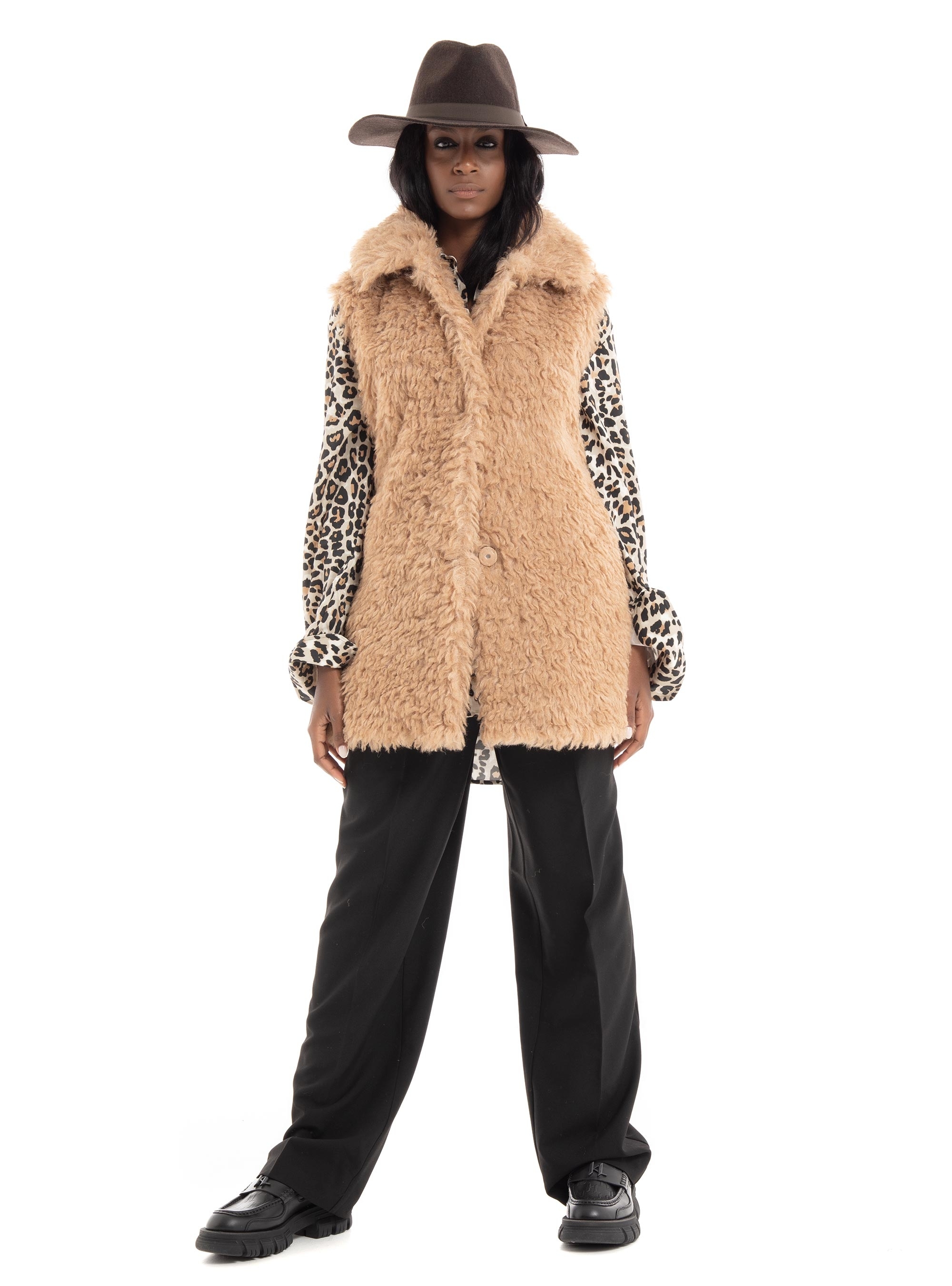 Ugg Tammie Faux Fur Vest - Camel