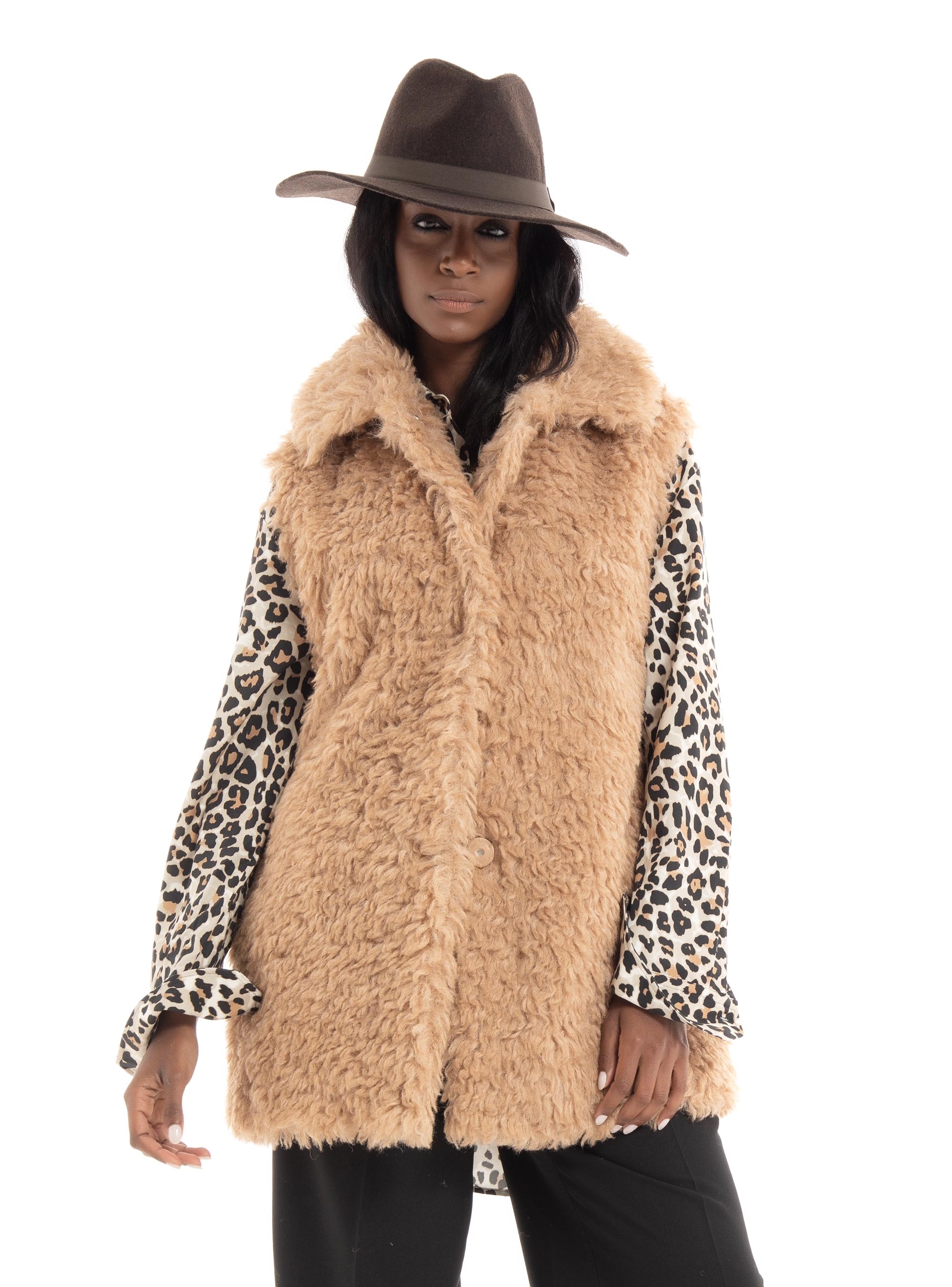 Ugg Tammie Faux Fur Vest - Camel