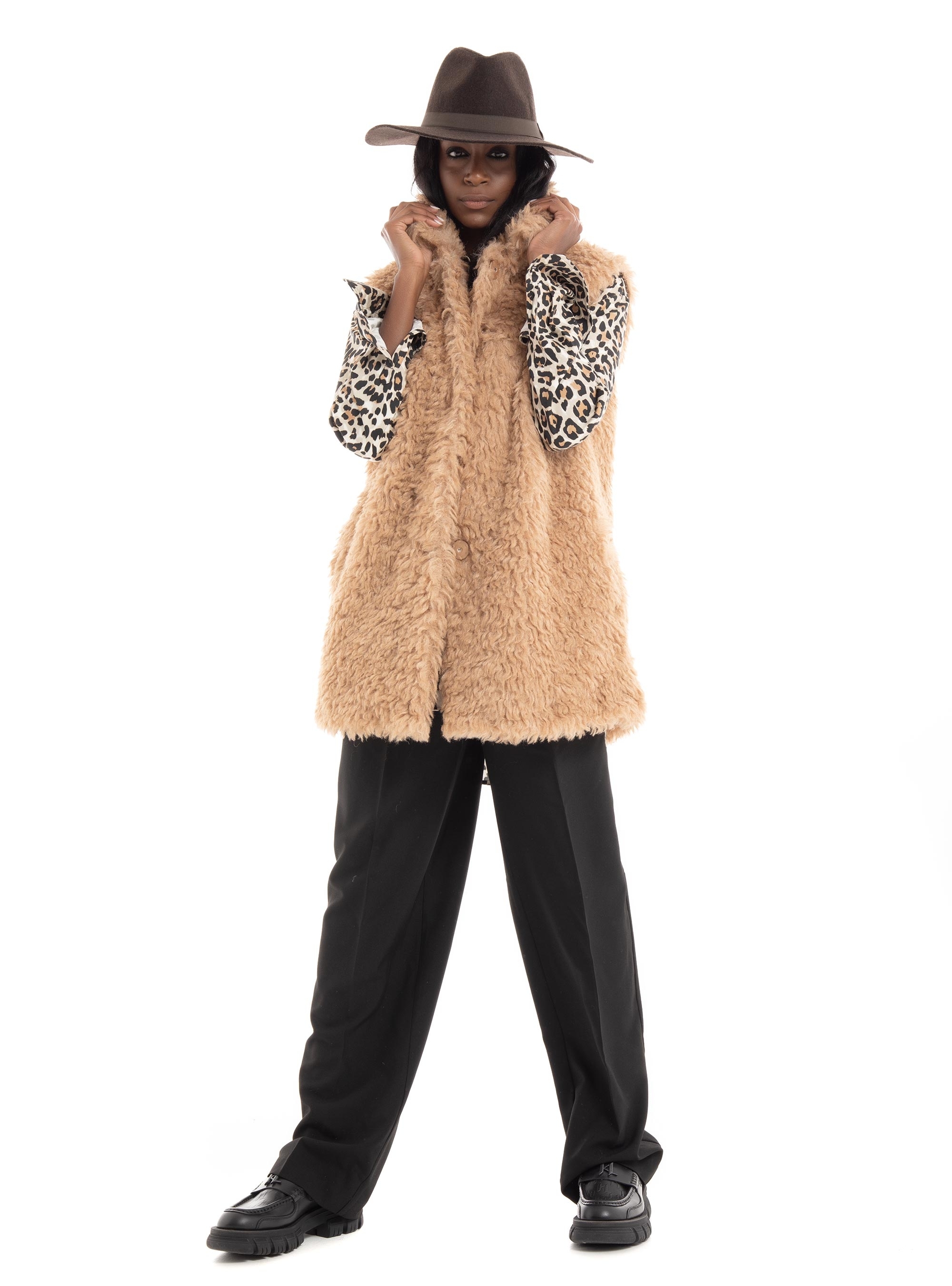 Ugg Tammie Faux Fur Vest - Camel