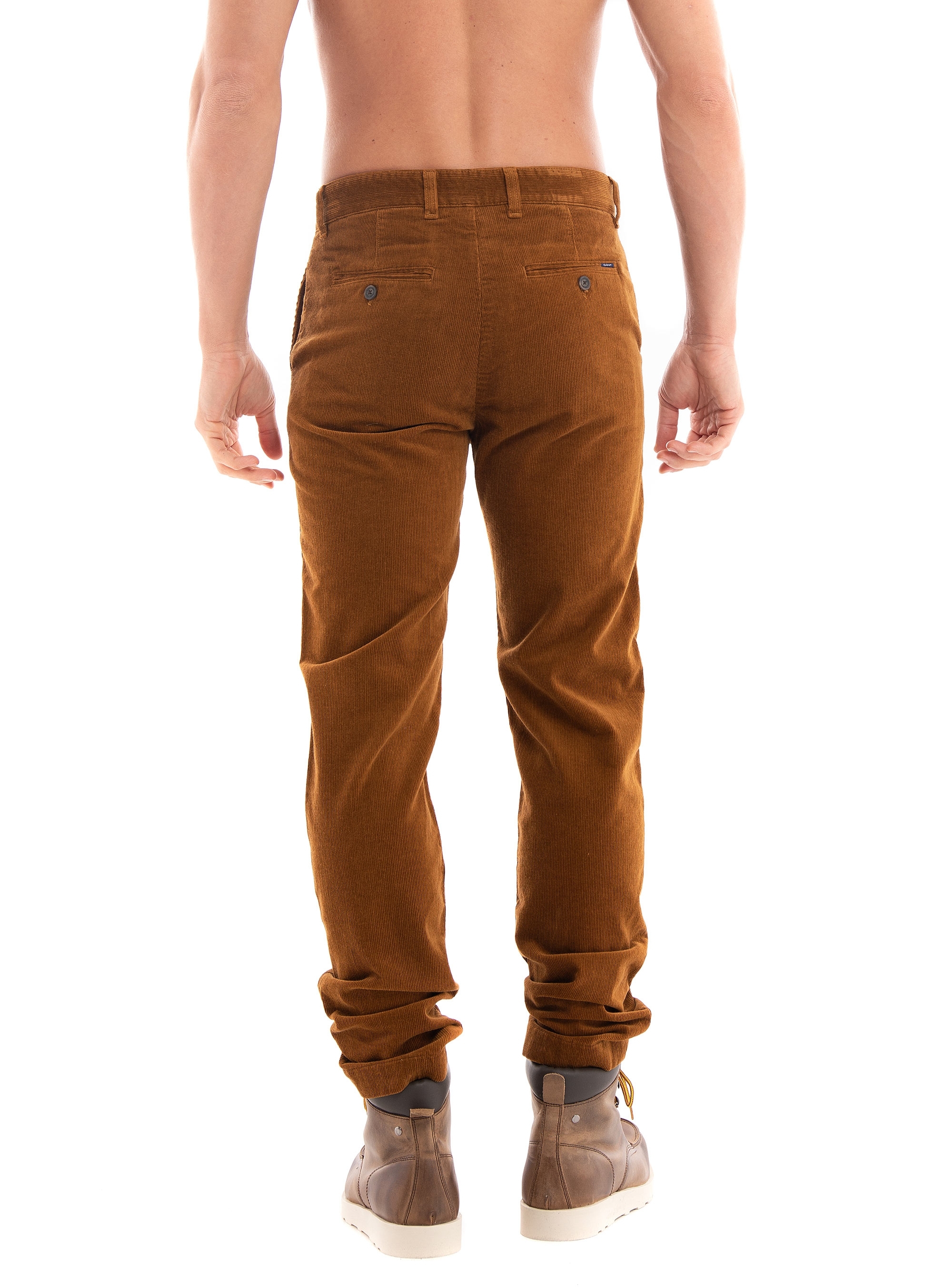 Gant Allister Regular Fit Corduroy Chinos - Light Brown