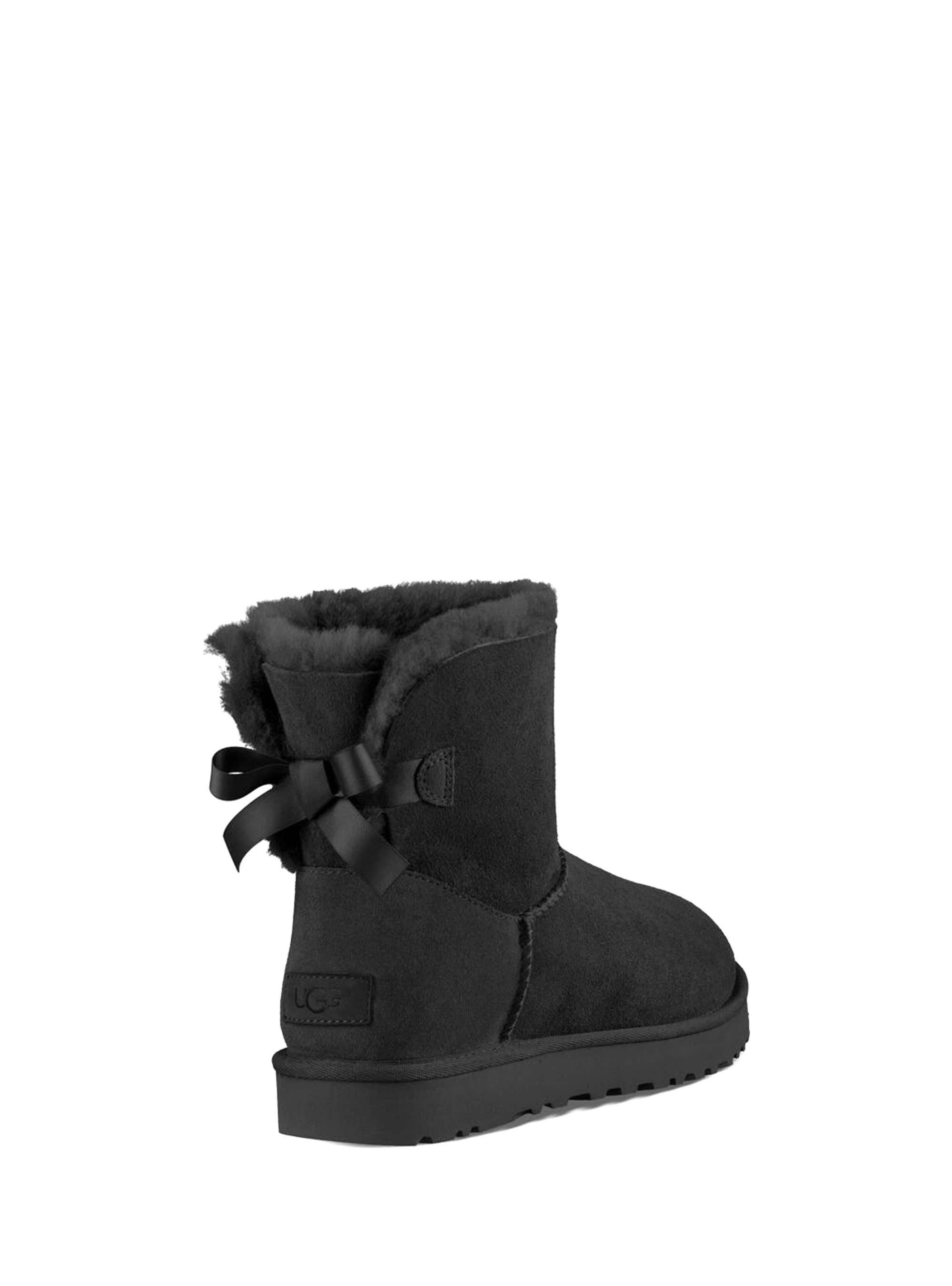 Ugg Mini Bailey Bow II Ankle Boots - Black