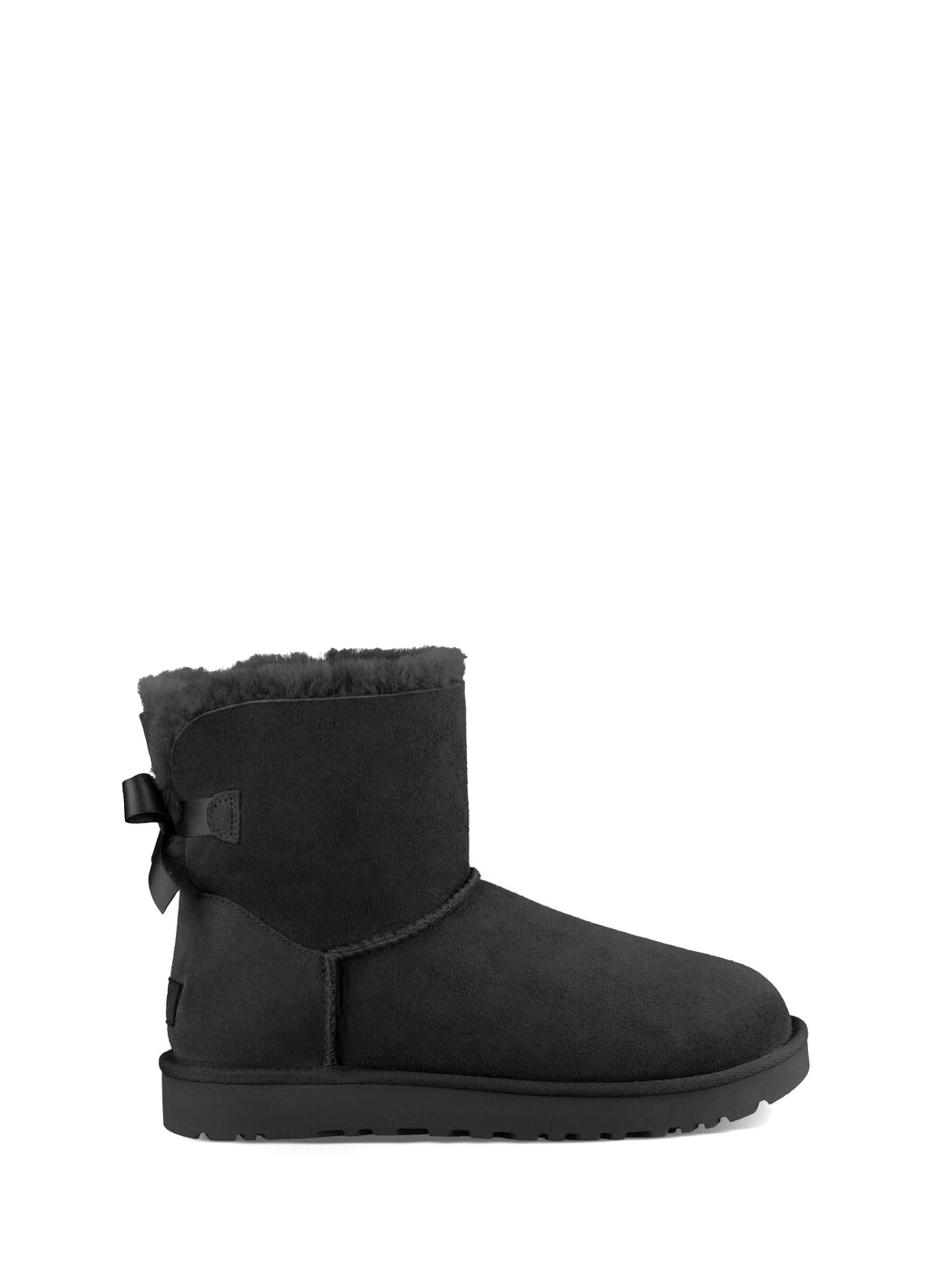Ugg Mini Bailey Bow II Ankle Boots - Black