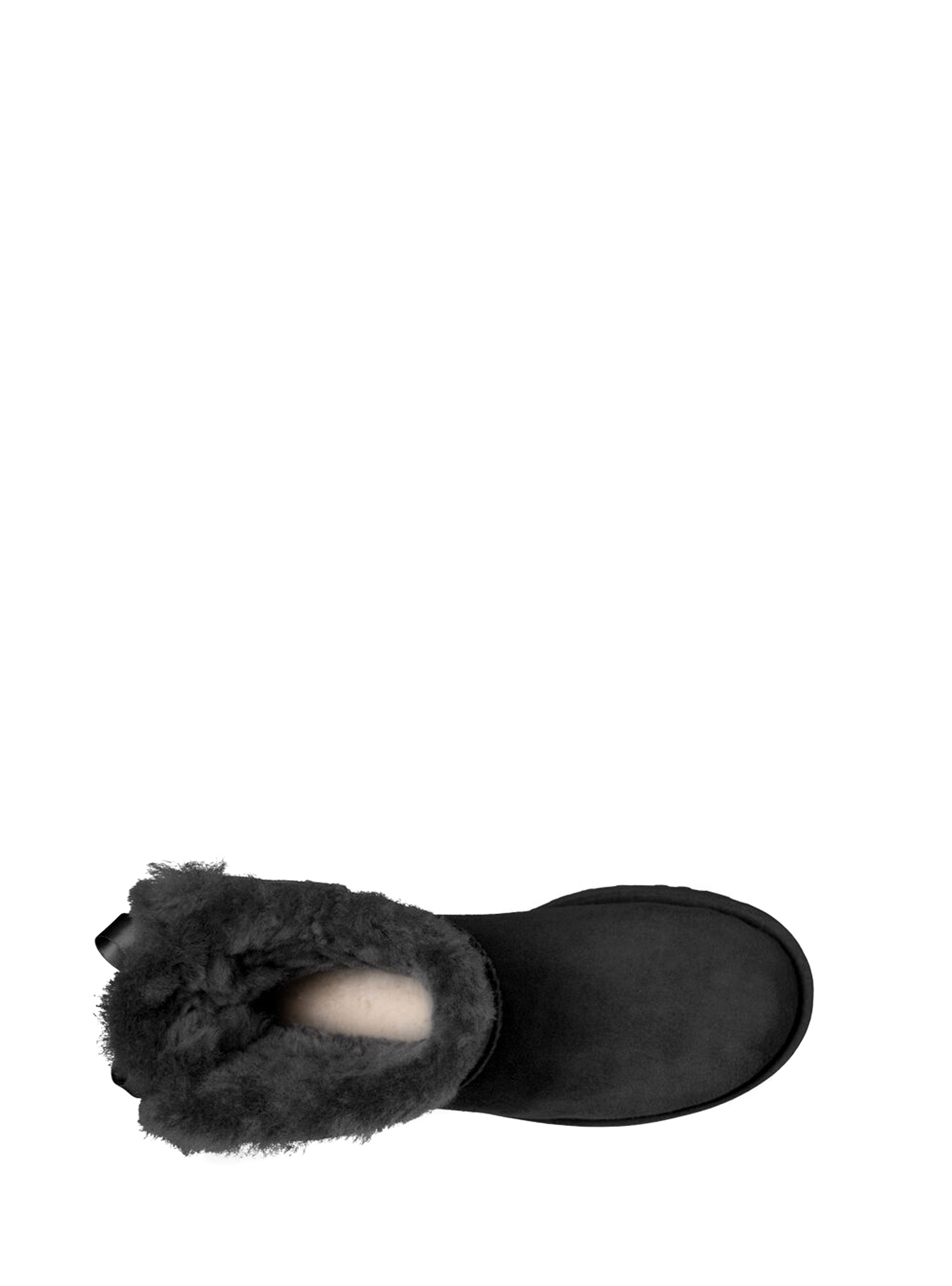 Ugg Mini Bailey Bow II Ankle Boots - Black