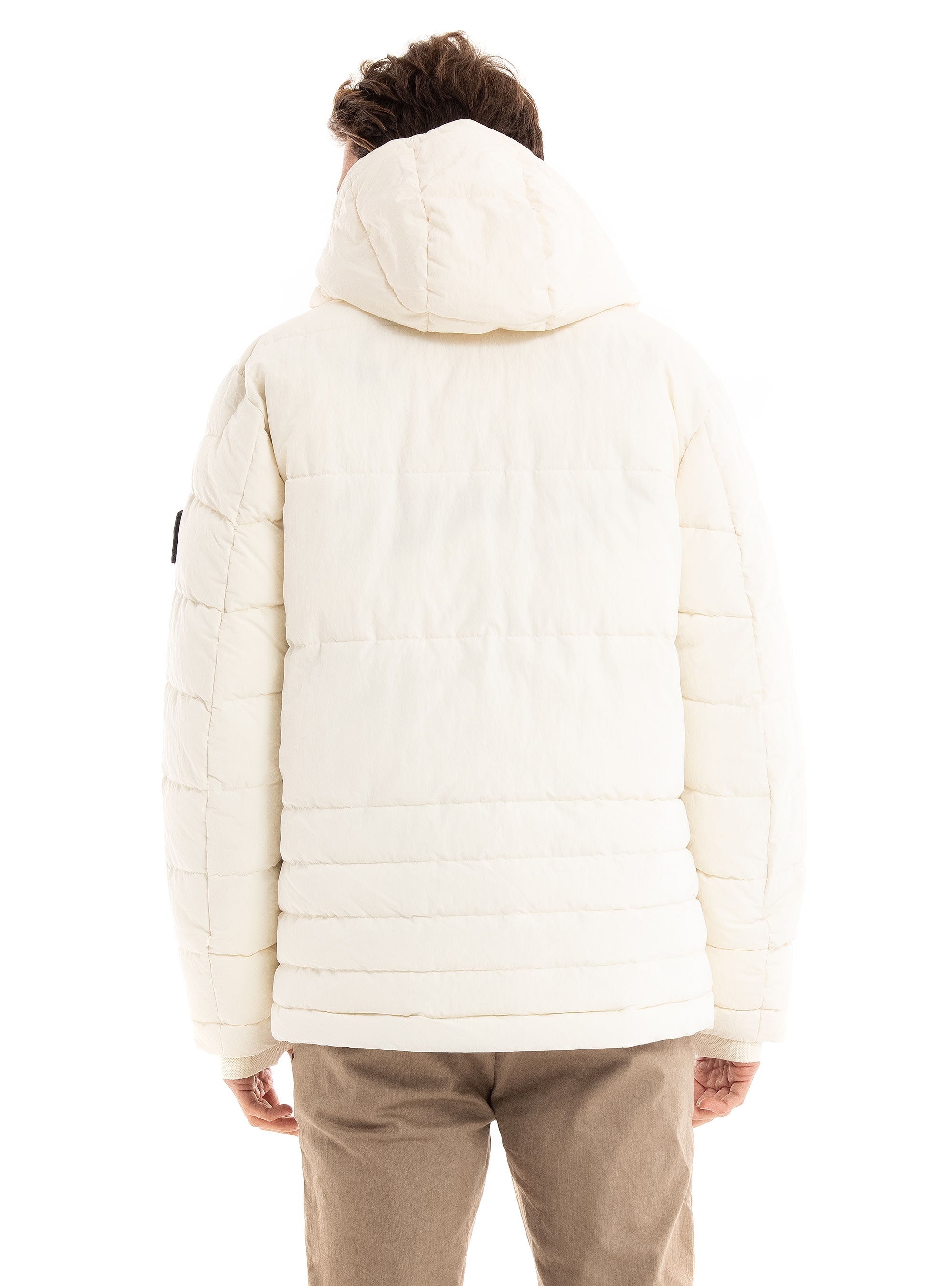 Dstrezzed Hooded Jacket Fancy Ripstop - Off White
