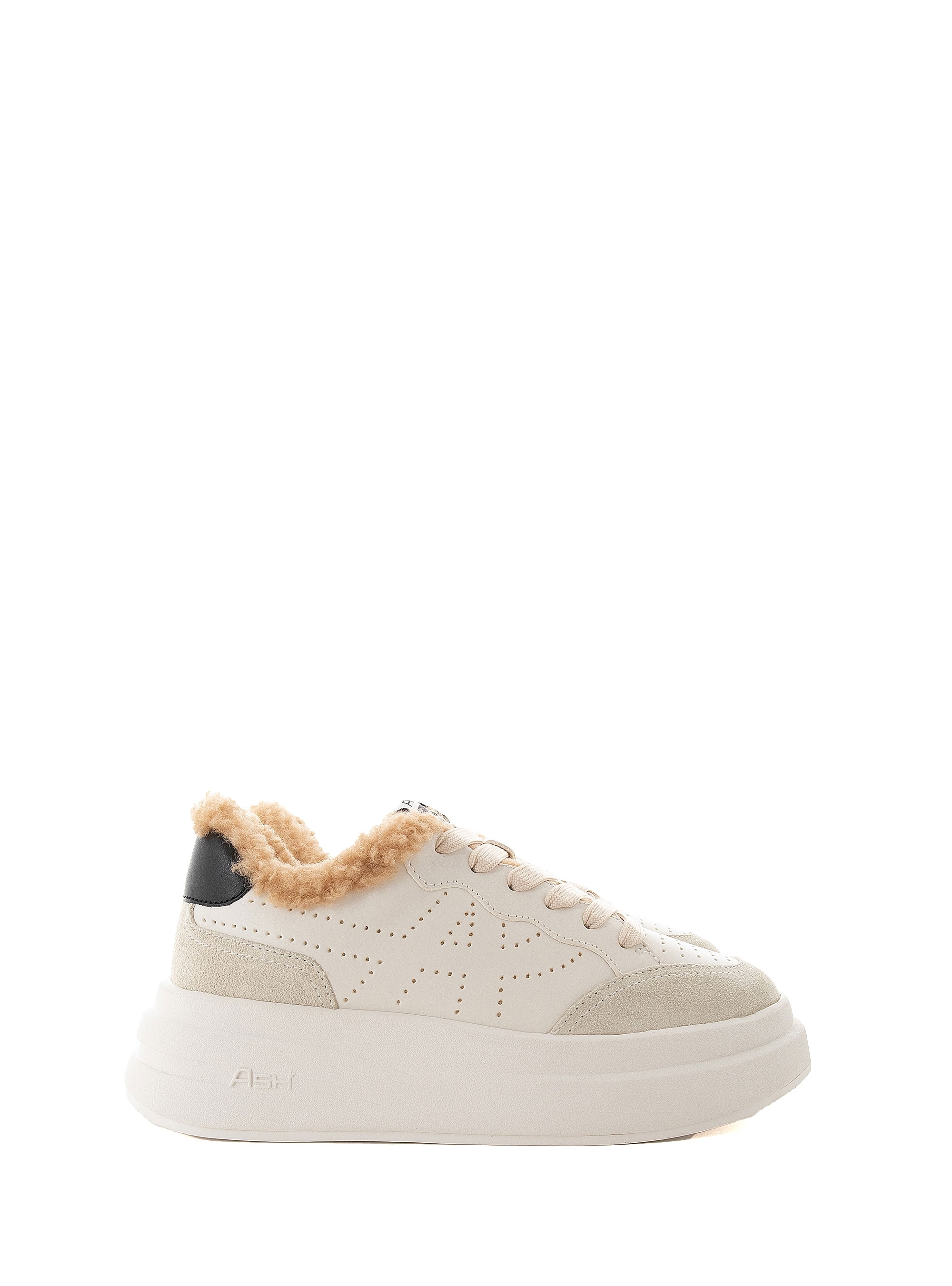 Ash Impuls Fur Sneakers - White