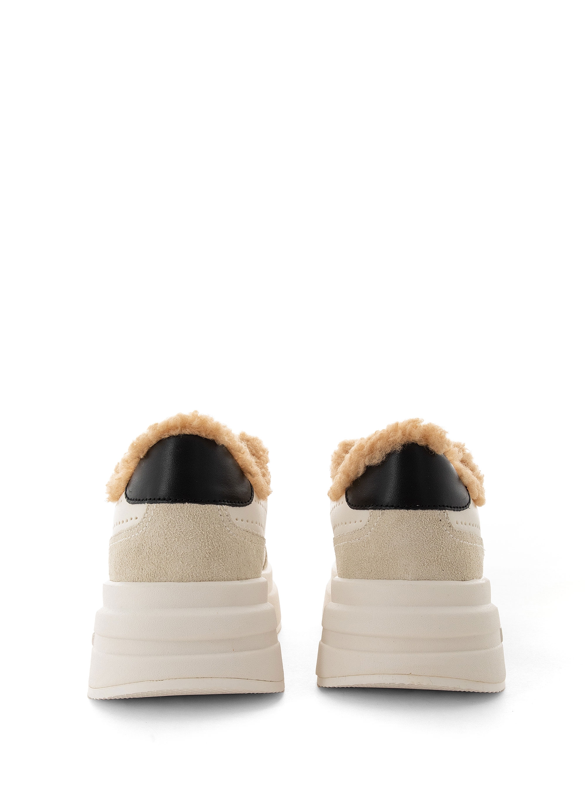 Ash Impuls Fur Sneakers - White