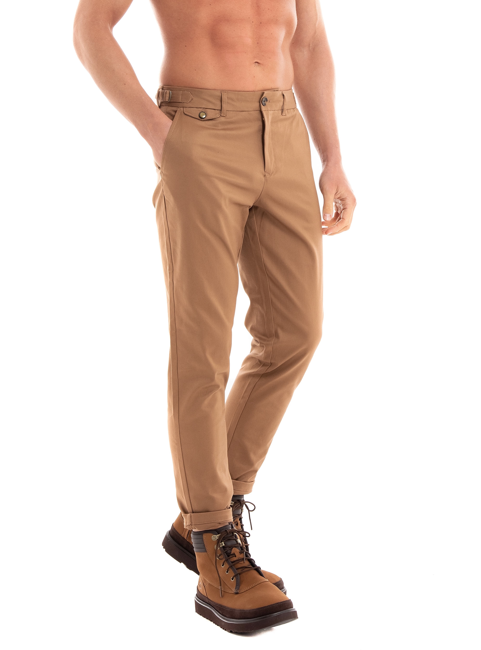 Scotch & Soda The Drift - Regular Tapered Twill Chino - Beige