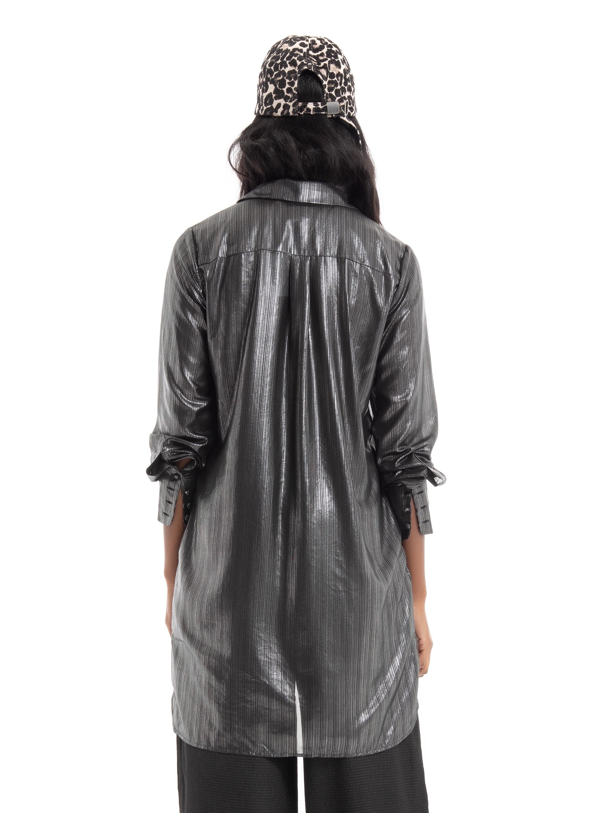 Superdry Studios Sparkle Shirt Dress - Black