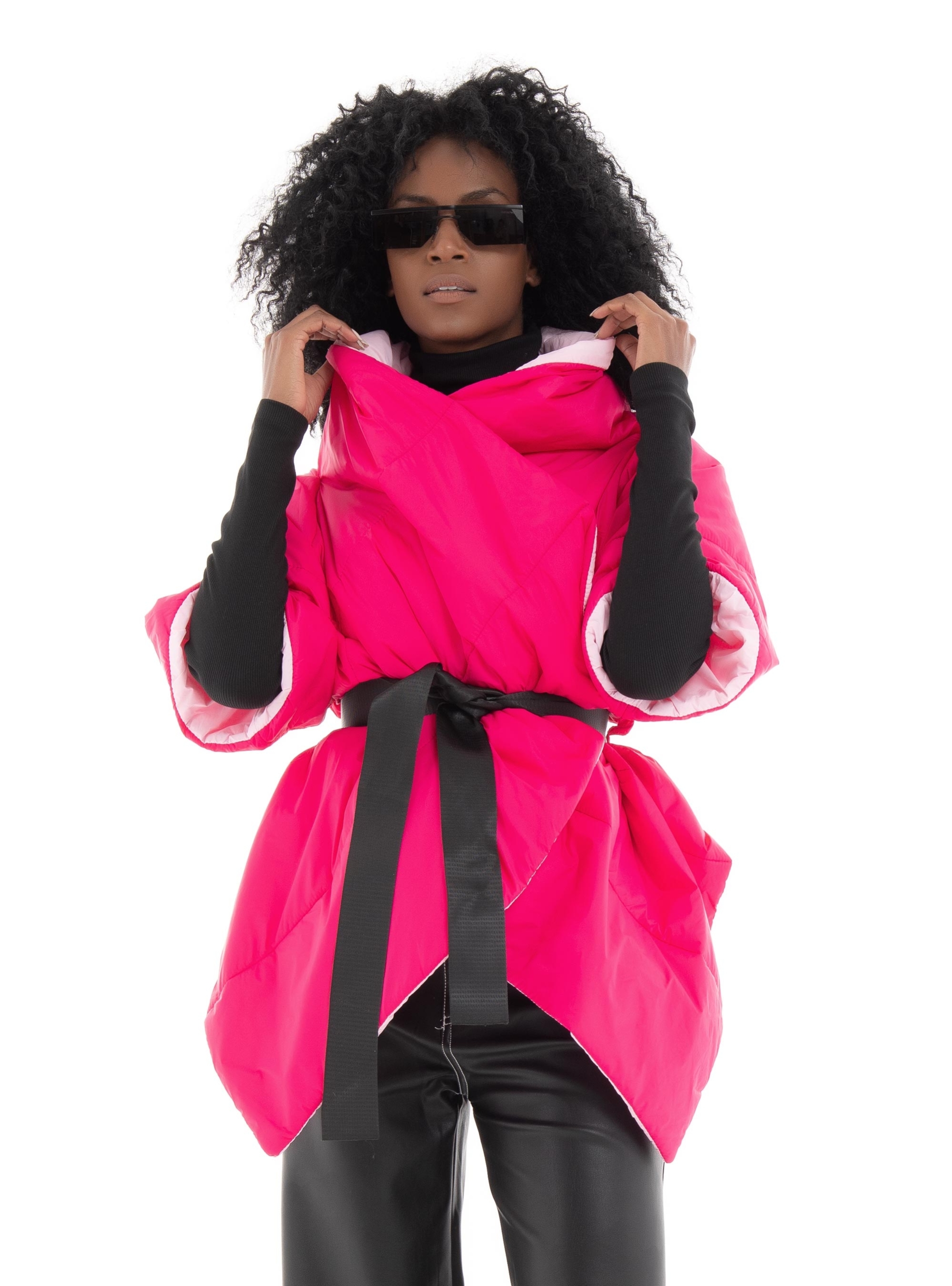 Efi D'angio Puffer Jacket - Fuchsia