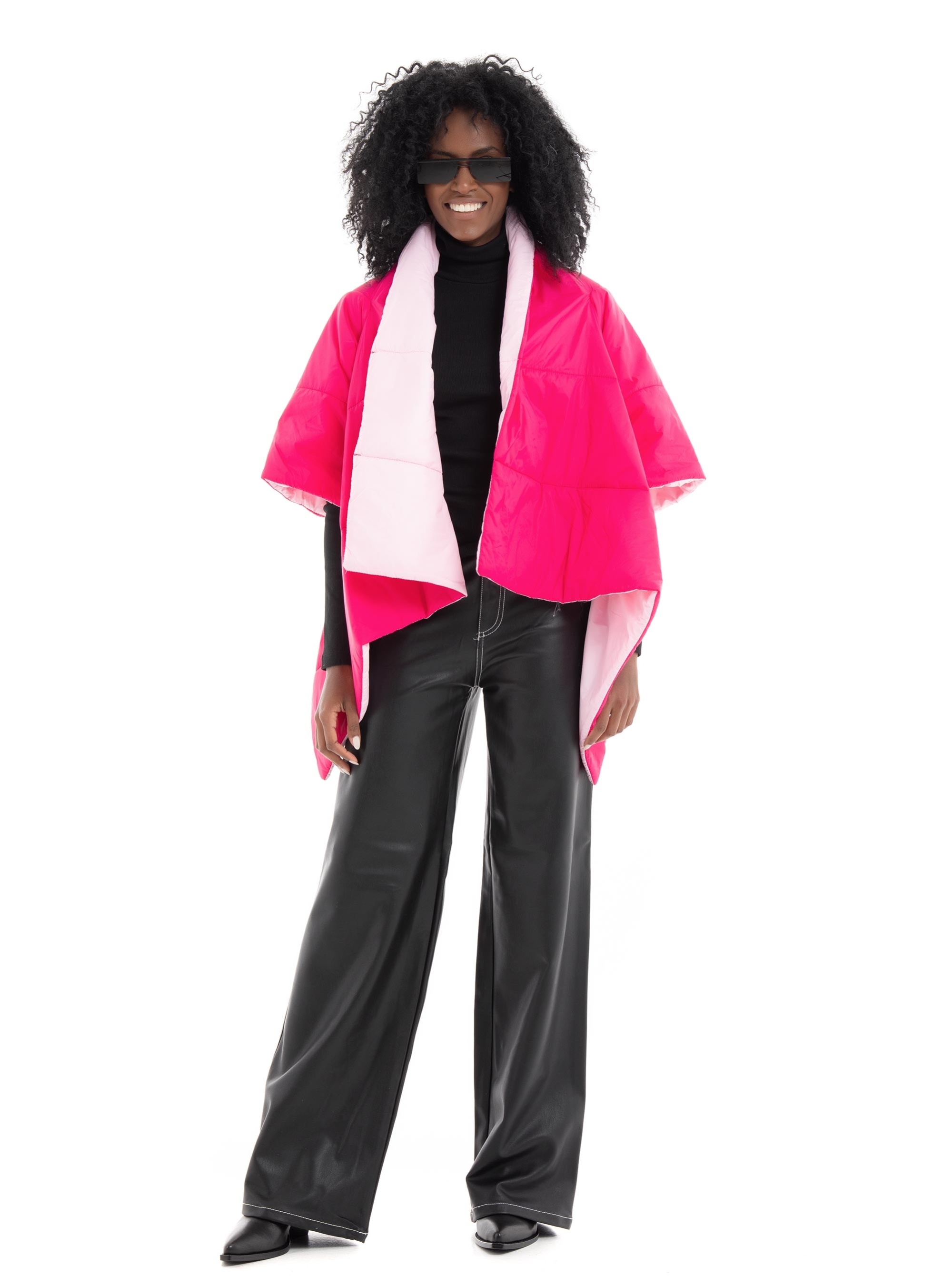 Efi D'angio Puffer Jacket - Fuchsia