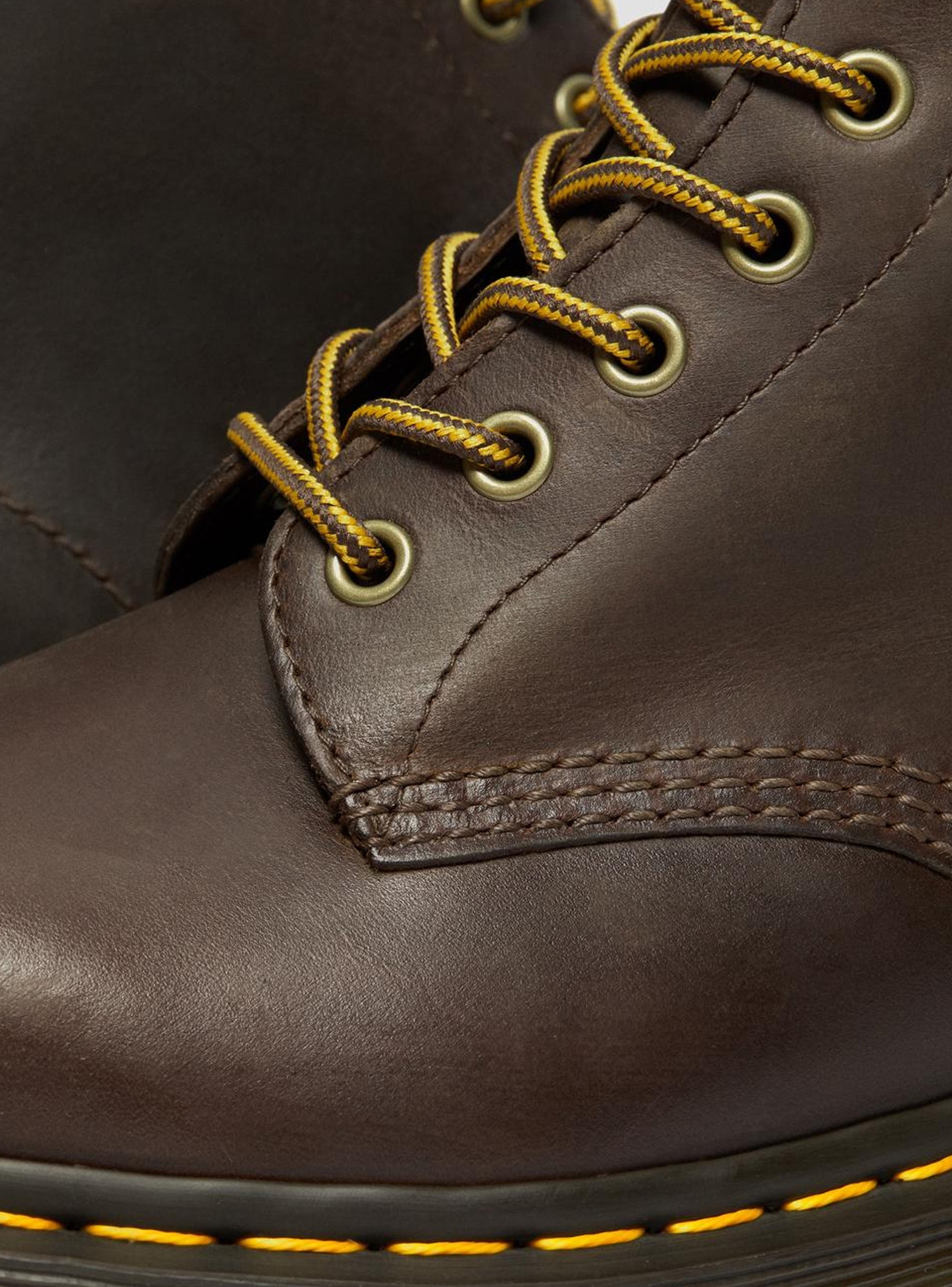 Dr Martens 1460 Bex Crazy Horse Ankle Boots - Dark Brown