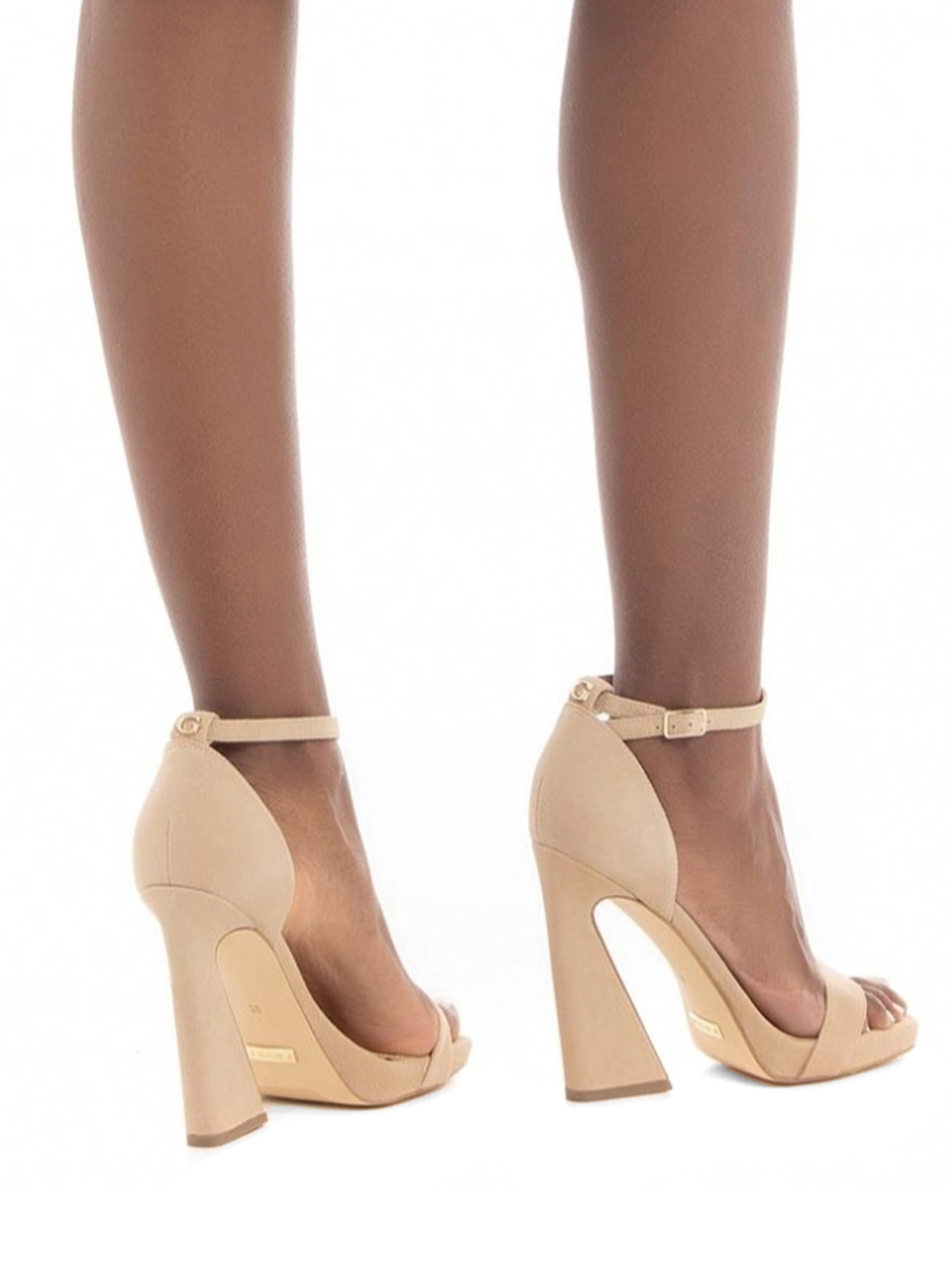 Guess Morra Heels Sandals - Beige