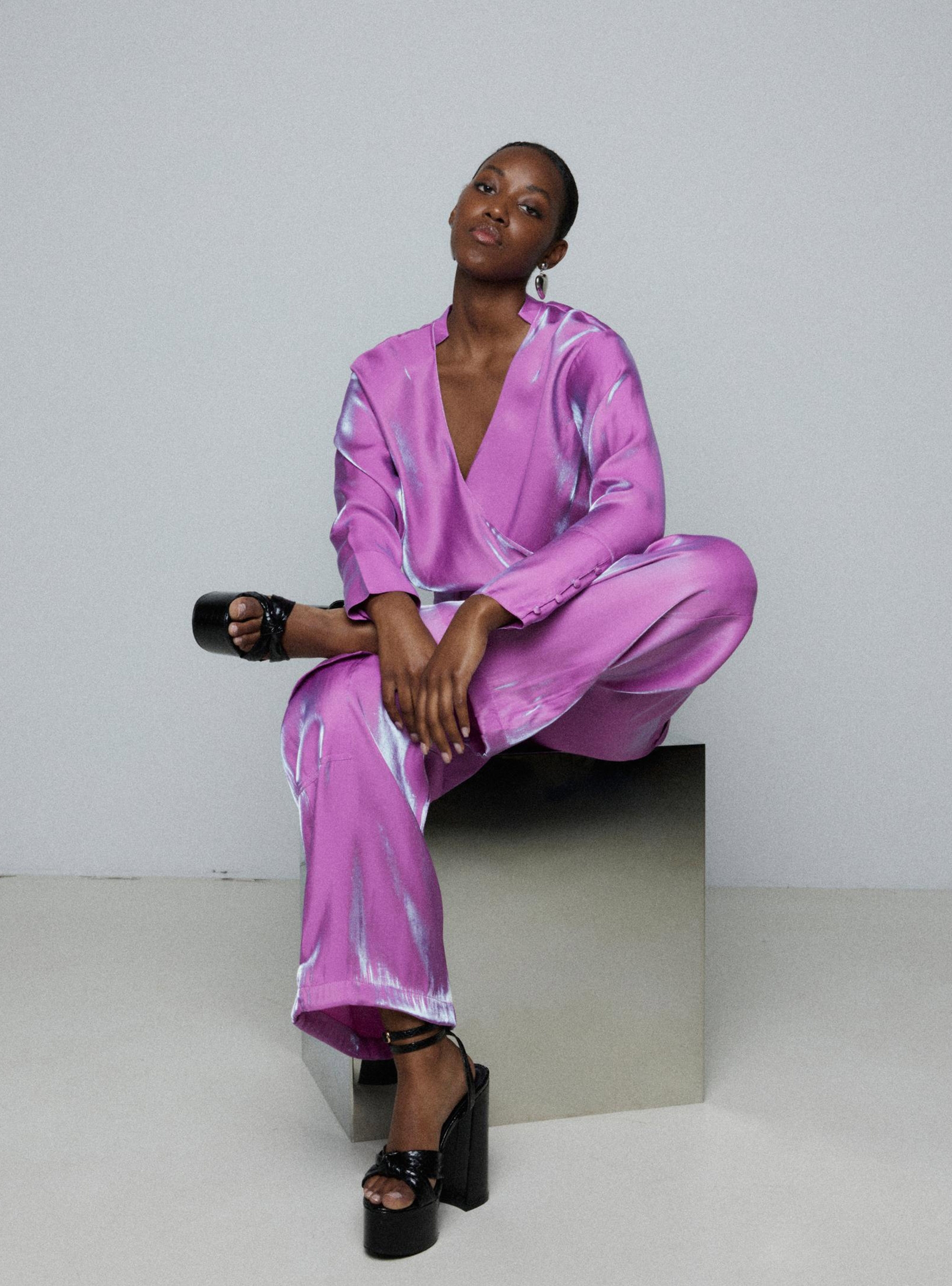 Somethingnew Bey Top D2 - Violet