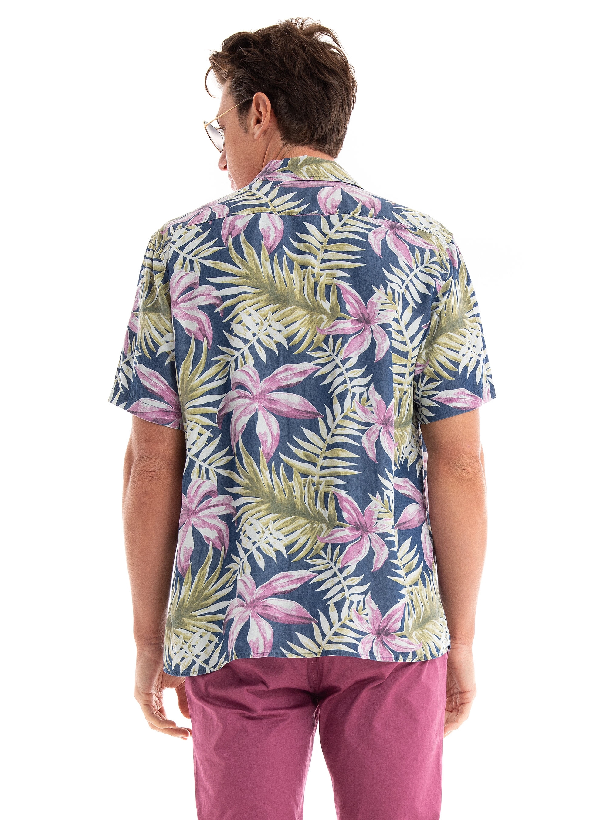 Scotch & Soda Allover Printed Camp Shirt - Multi Colors