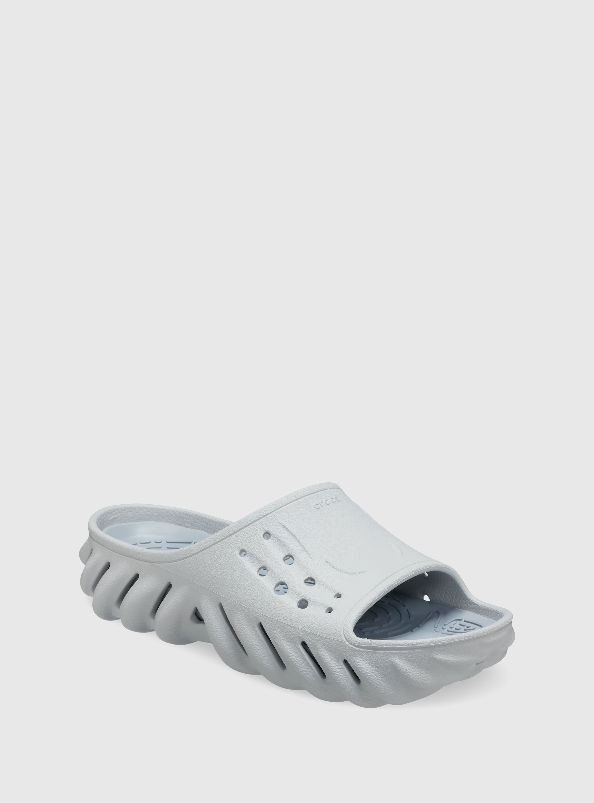 Crocs Echo Slides - Light Grey