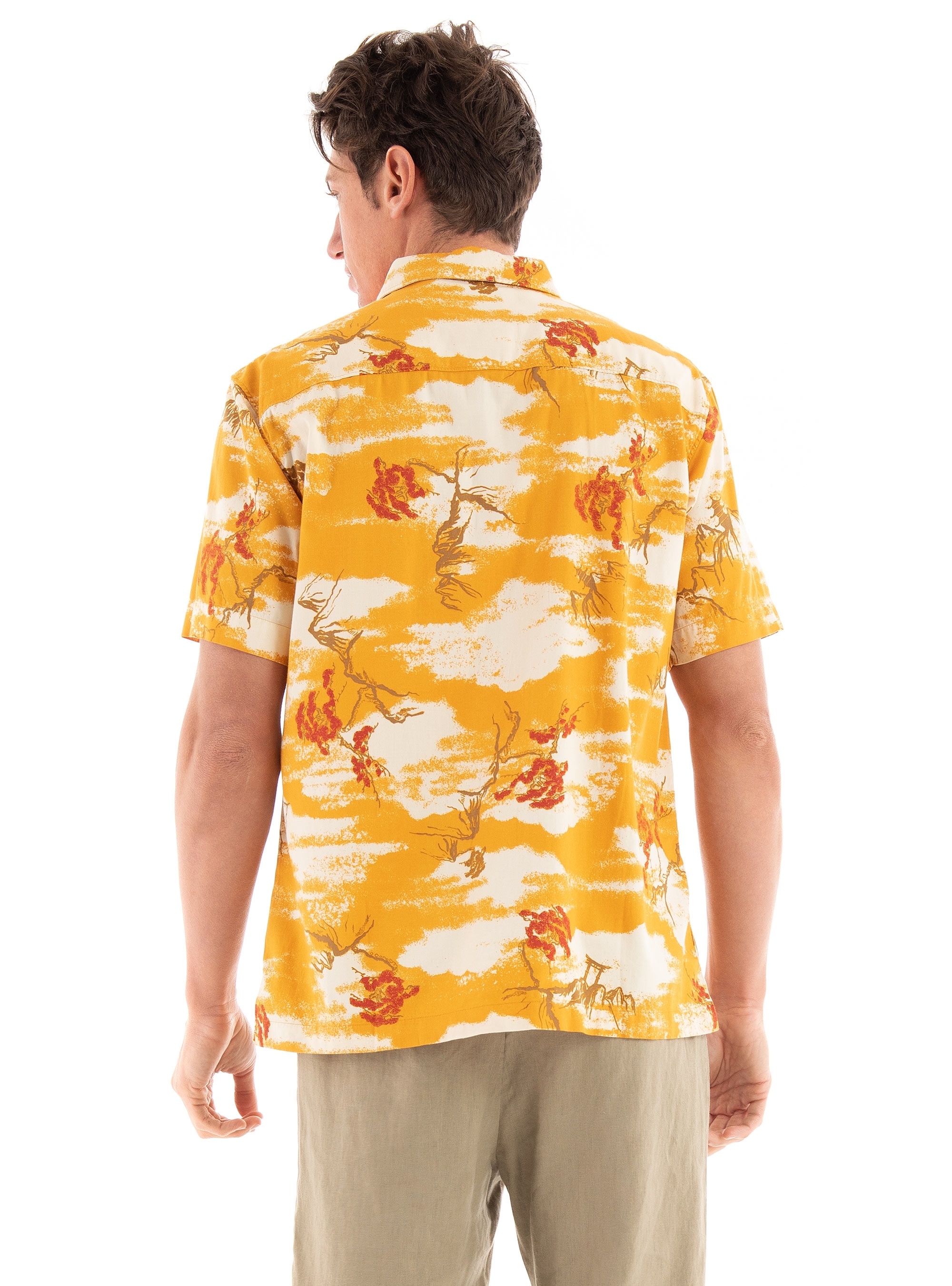 Superdry Vintage Hawaiian Shirt - Mustard