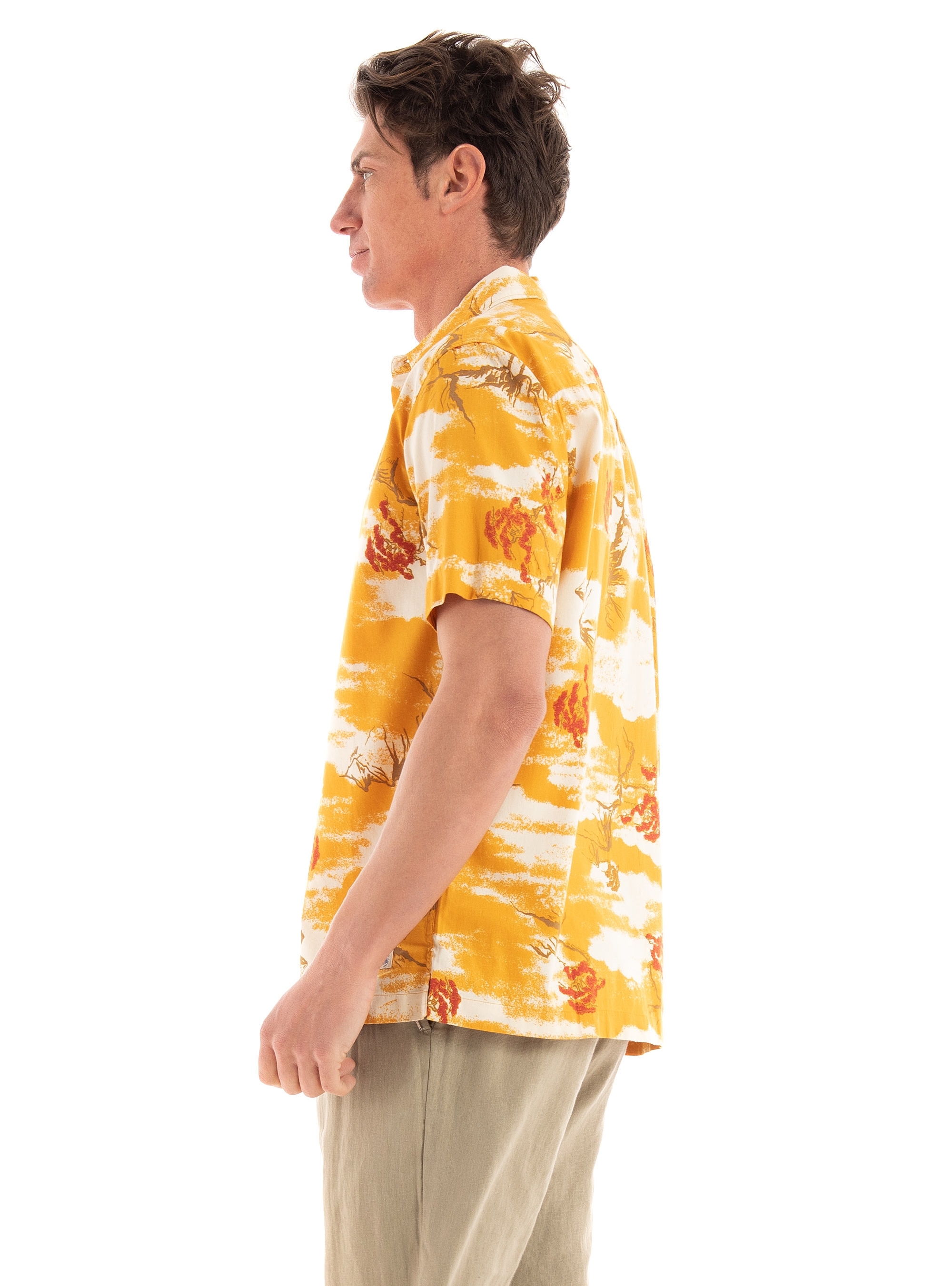 Superdry Vintage Hawaiian Shirt - Mustard